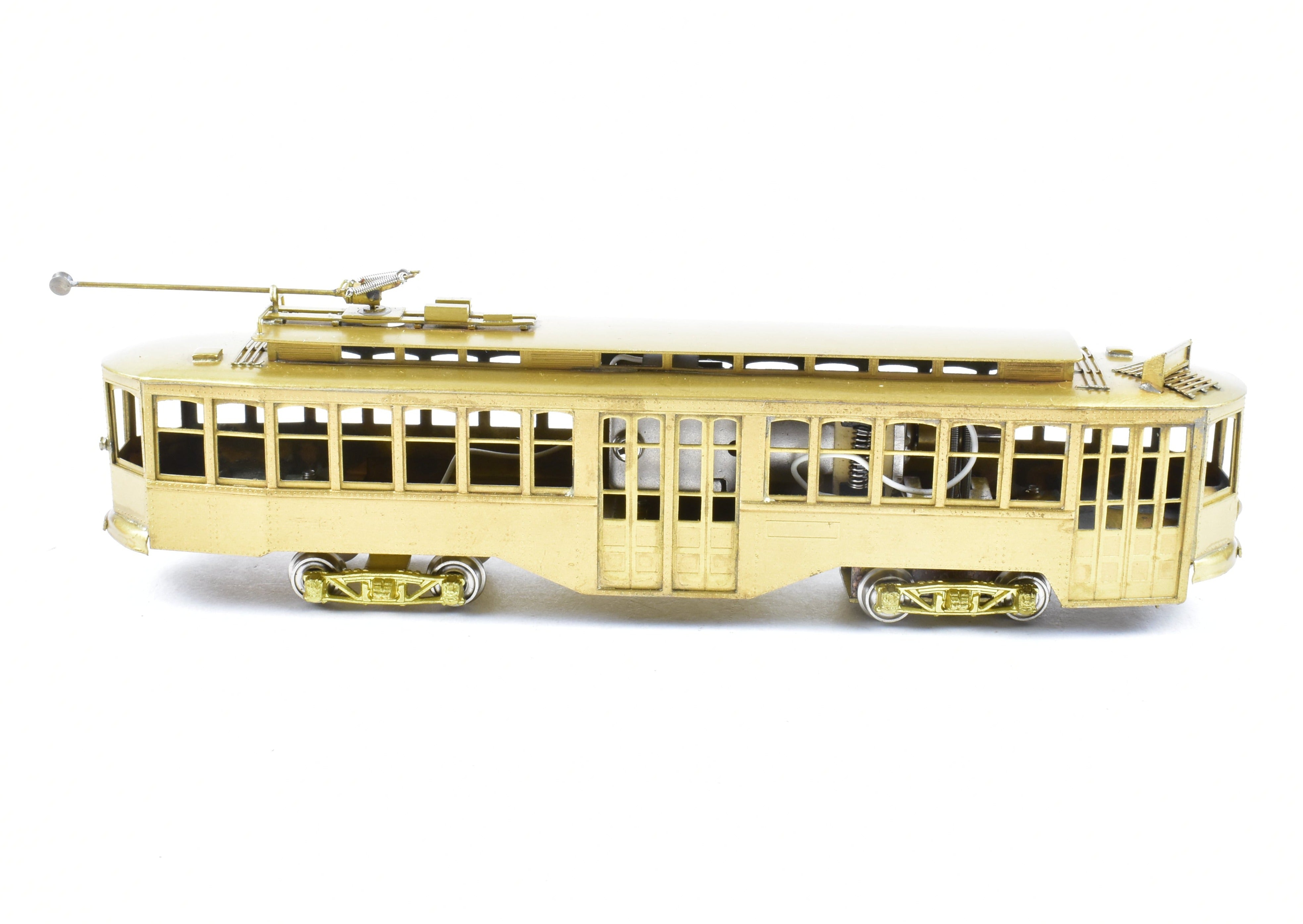 HO Scale Brass Fairfield Models Pittsburgh Jones Single - Ended Trolley Car Collectible