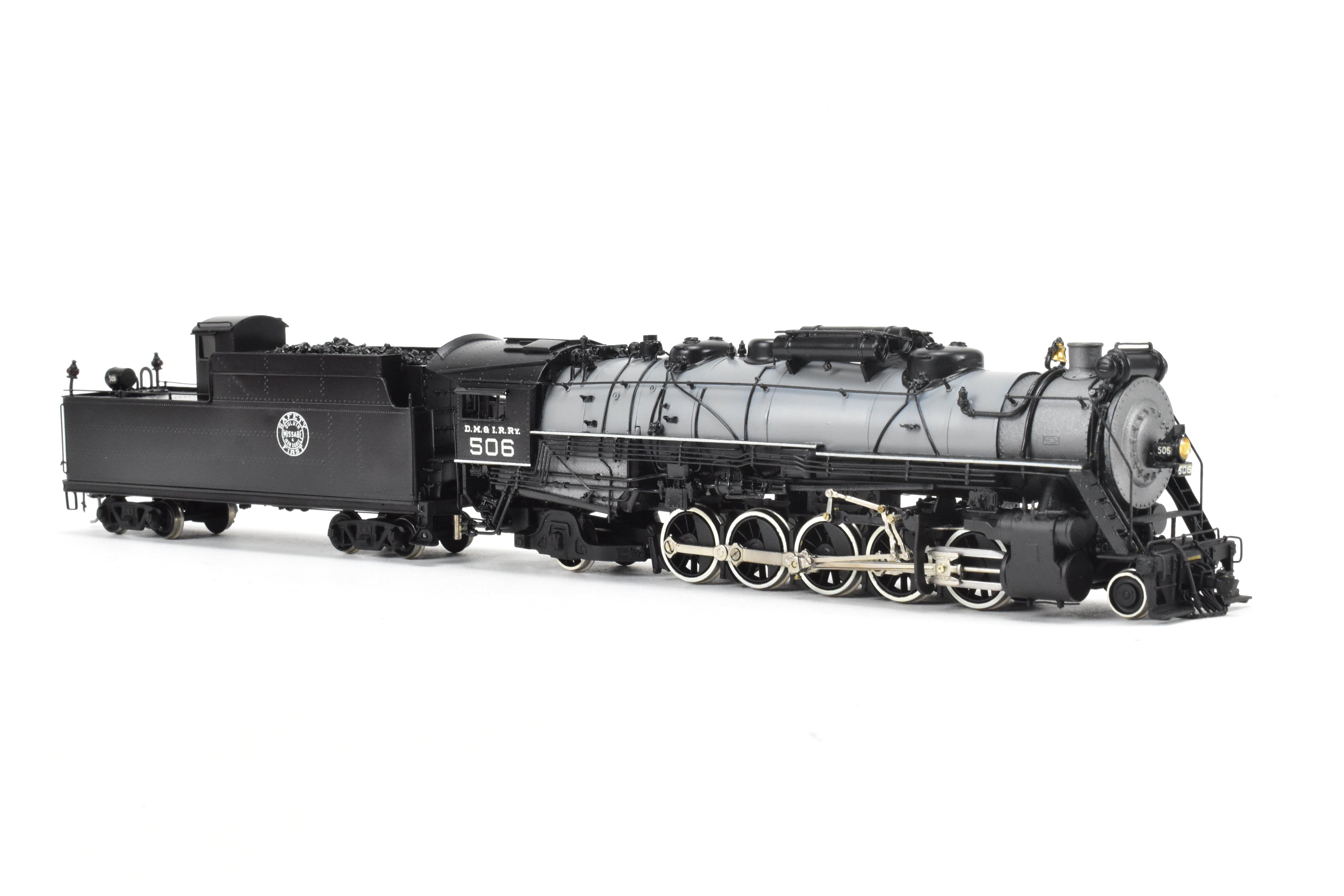 HO Scale Brass Key Imports DM&IR 2-10-2 Santa Fe Class E-1 Pro Painted Locomotive No. 506