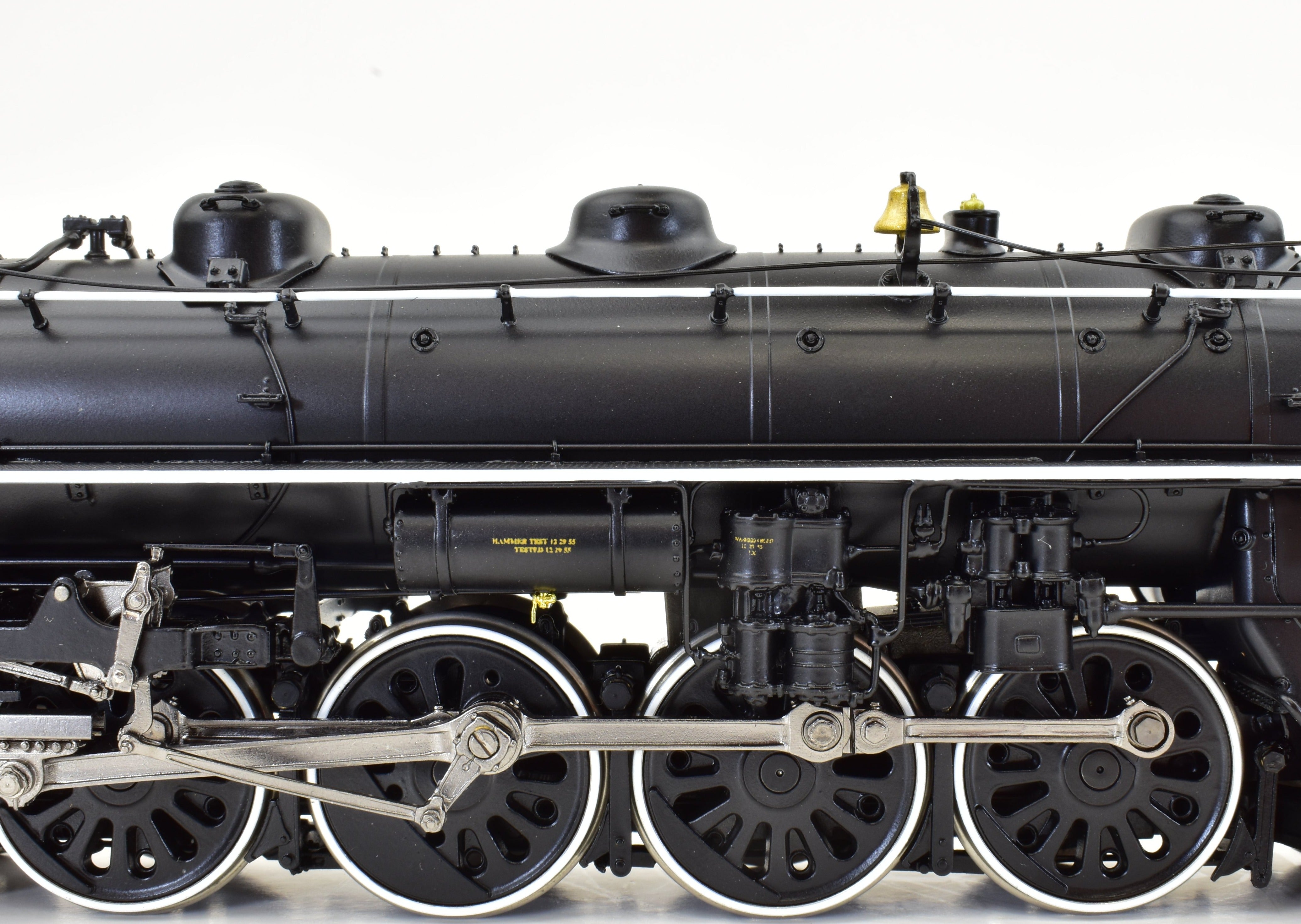 HO Scale Brass Model Train - Division Point (DVP) Canadian National Railway Class U - 2 - e 4 - 8 - 4 Steam Locomotive FP #6167