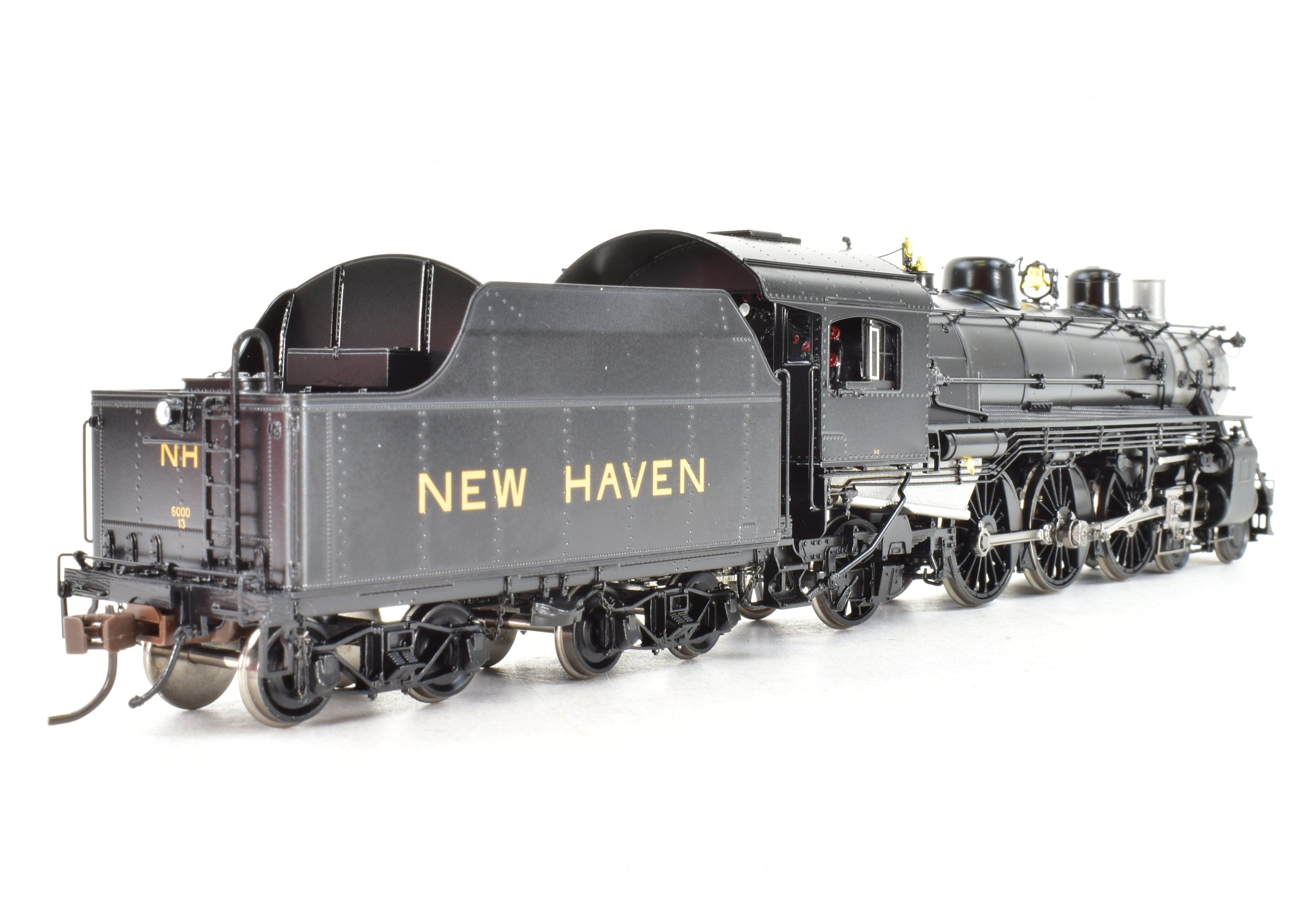 HO Scale Brass Crown Custom Imports New Haven I-2 4-6-2 Pacific Locomotive Model with ATS on Pilot and Factory Painting, Custom Imported for Enthusiasts