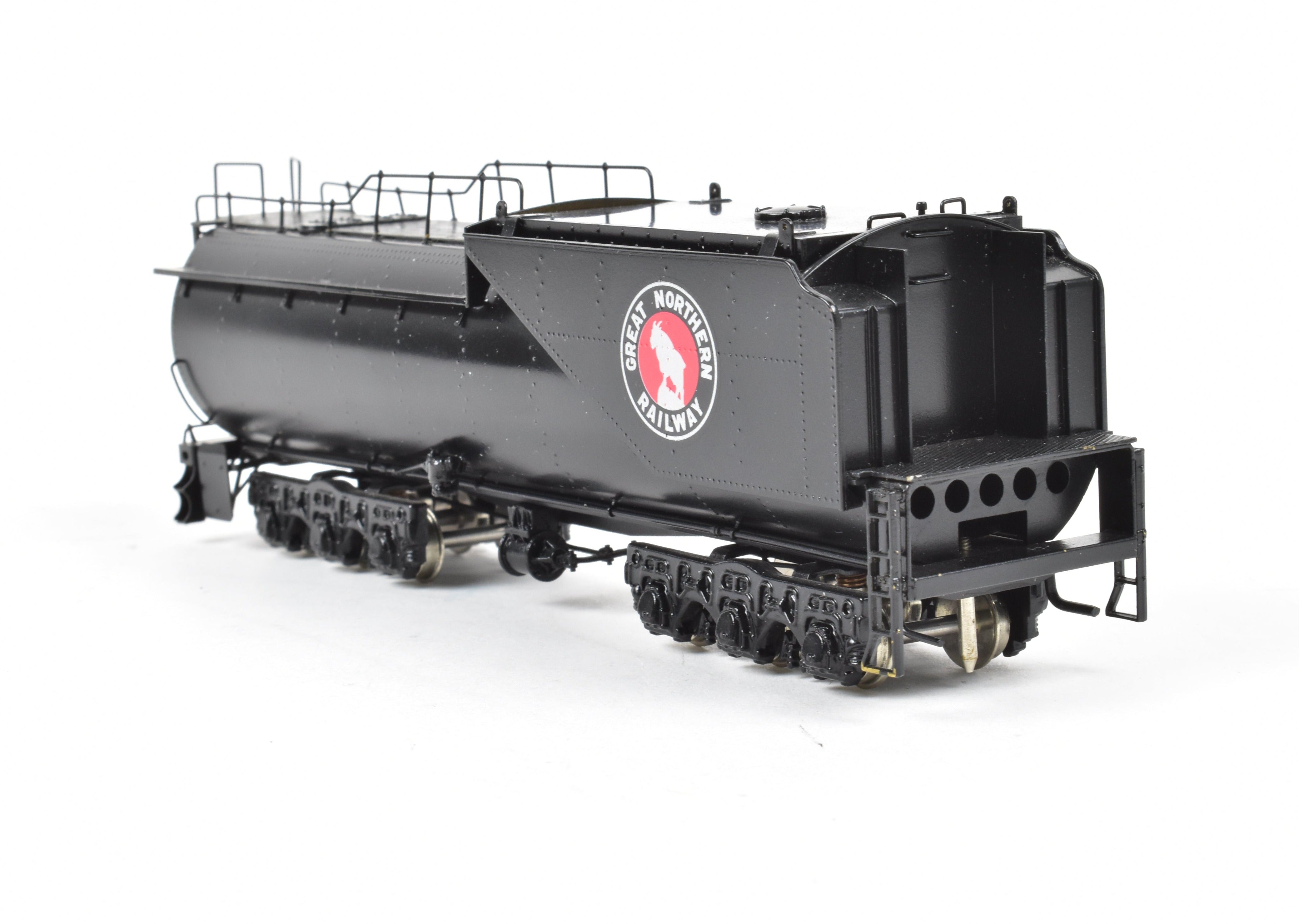 High - Quality HO Scale Brass Freight Train Tender Model - PFM by Tenshodo, Great Northern 4 - 8 - 4 Class S - 1 Tender Only, Extremely Scarce 1987 Run with Factory Painting and New ReBoxx Packaging