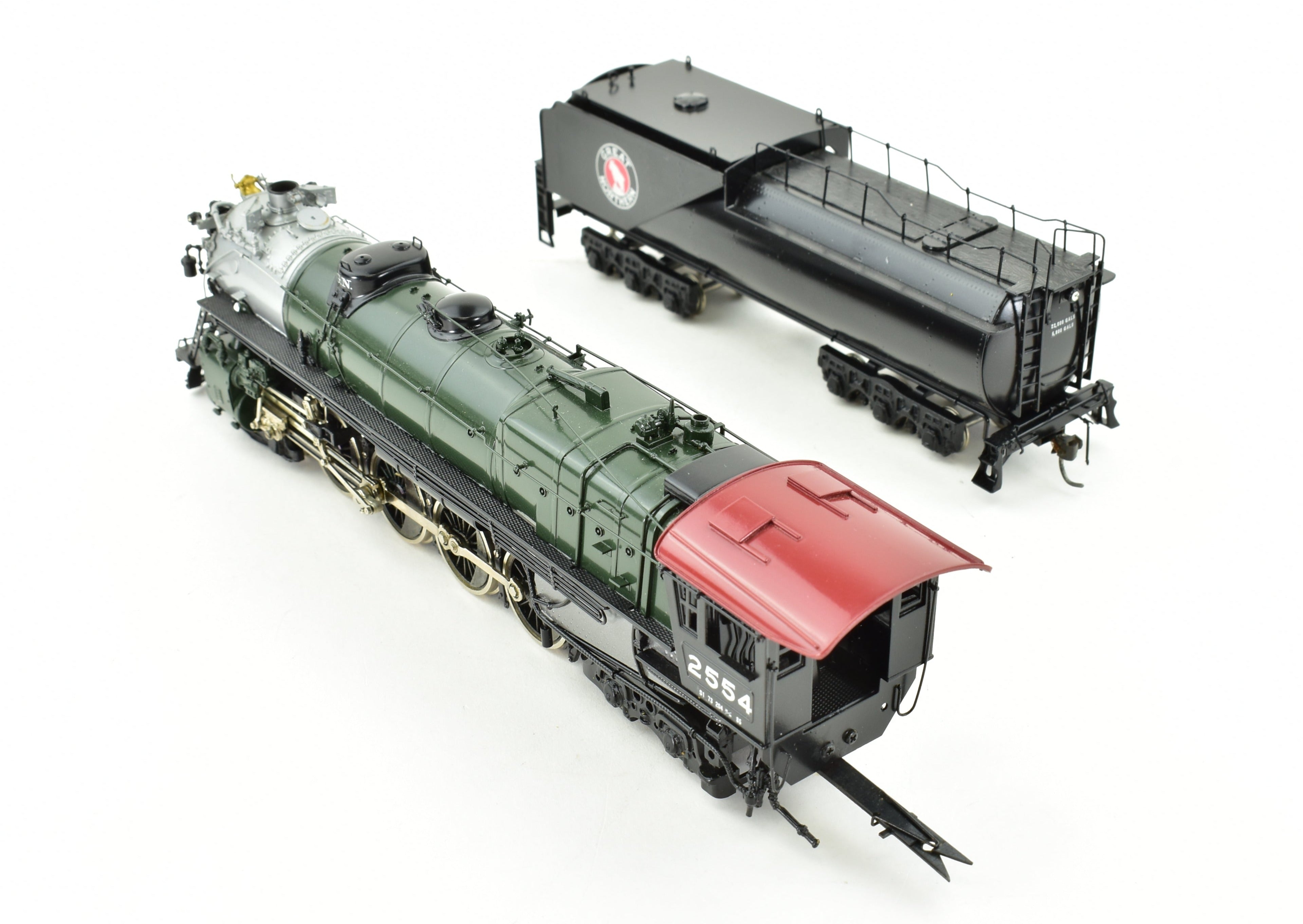 HO Scale Brass Model Train - Tenshodo Great Northern 4-8-4 Class S-1 FP Crown, 1979 Production Run