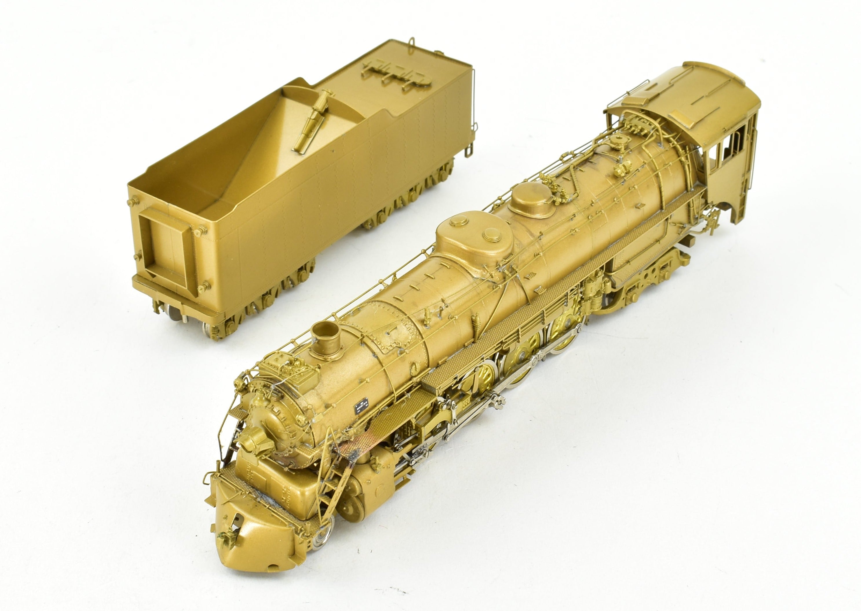 High - Quality HO Scale Brass Model Train: CON NJ Custom Brass CB&Q - Burlington Route Class O5A 4 - 8 - 4 Locomotive