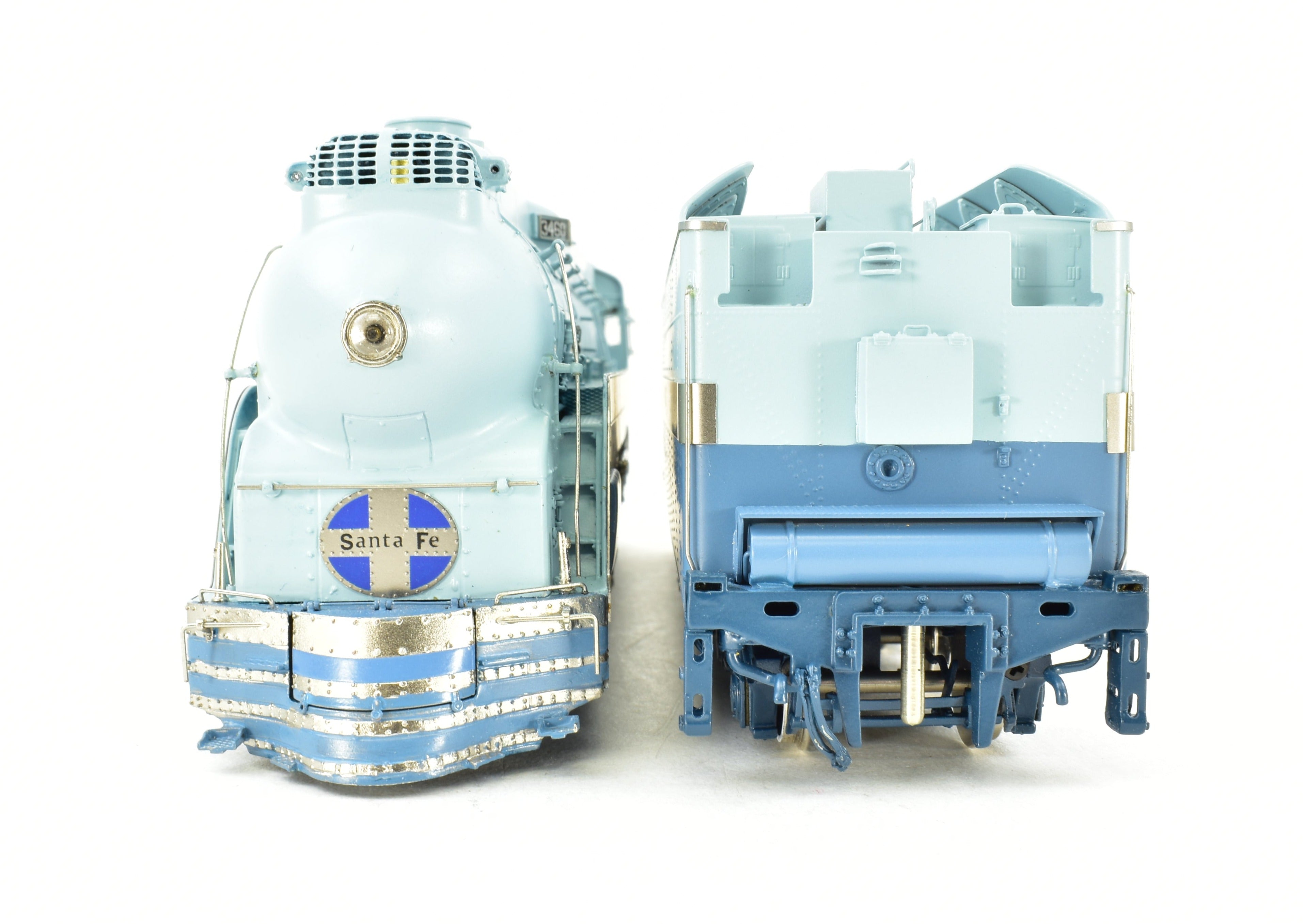 HO Brass Precision Scale Co. ATSF Santa Fe 4-6-4 #3460 Blue Goose Hudson FP Rare Model