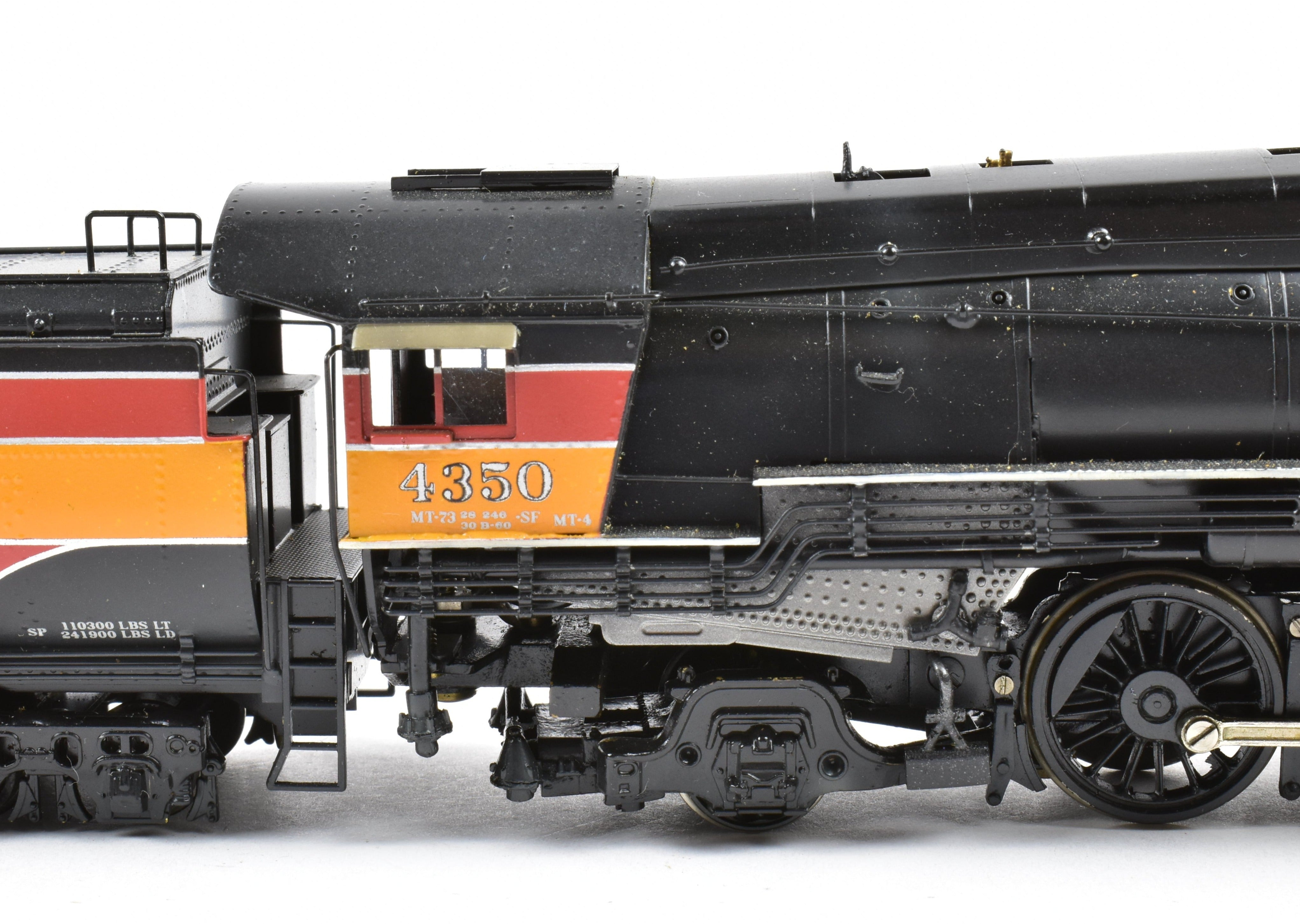 HO Scale Brass Balboa Model Train - Southern Pacific MT - 4 4 - 8 - 2 Mountain Pro Painted with Can Motor Upgrade