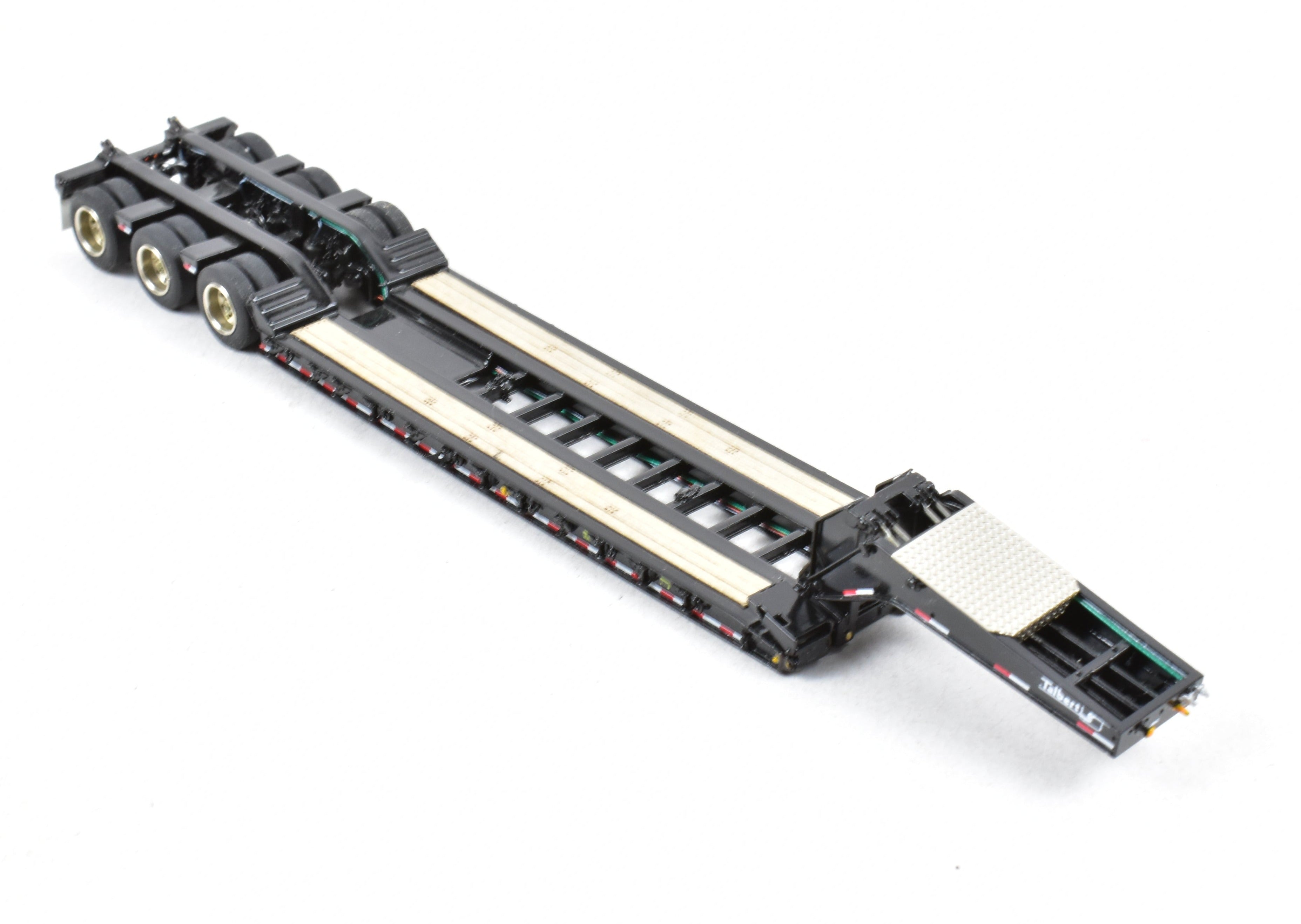 High-Quality HO Scale Brass Construction Classic Mint Collectibles Talbert 55SA Low Boy Trailer with Factory-Painted Black Finish and Fine Details