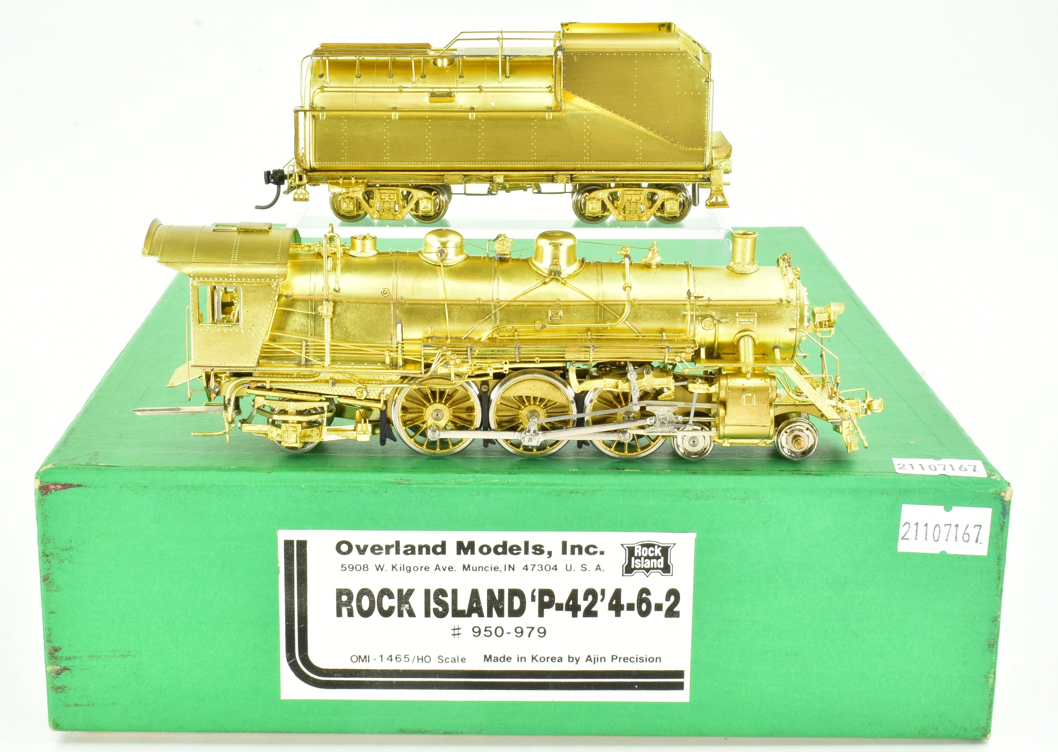HO Scale Brass OMI Overland Models CRI&P Rock Island P - 42 4 - 6 - 2 Pacific Nos. 950 - 979