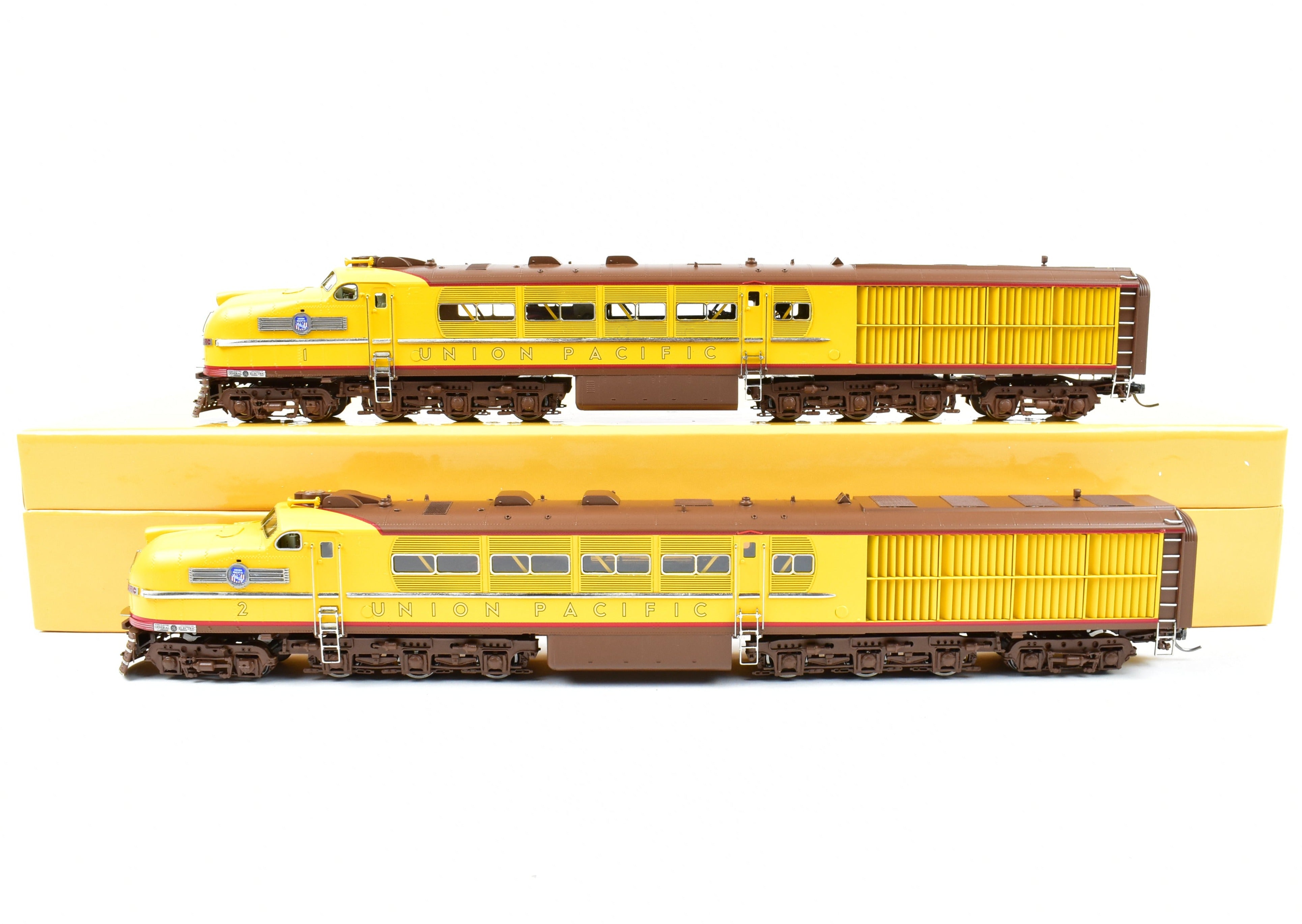HO NEW DVP Brass Union Pacific GE No. 1 & 2 Steam Turbine Set - Last One!