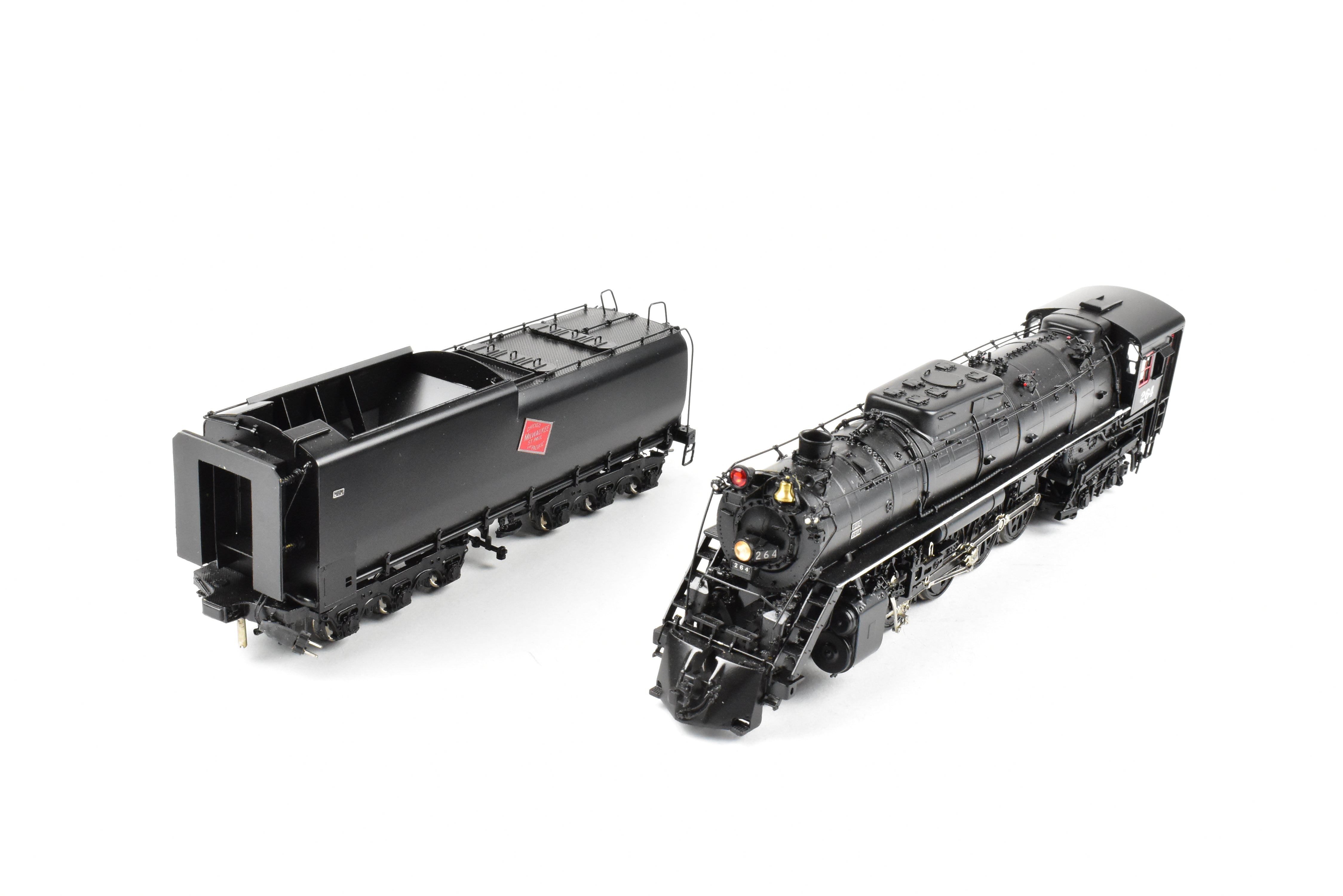 HO Brass OMI MILW S-3 4-8-4 Round Boiler Front FP No. 264 by Overland Models