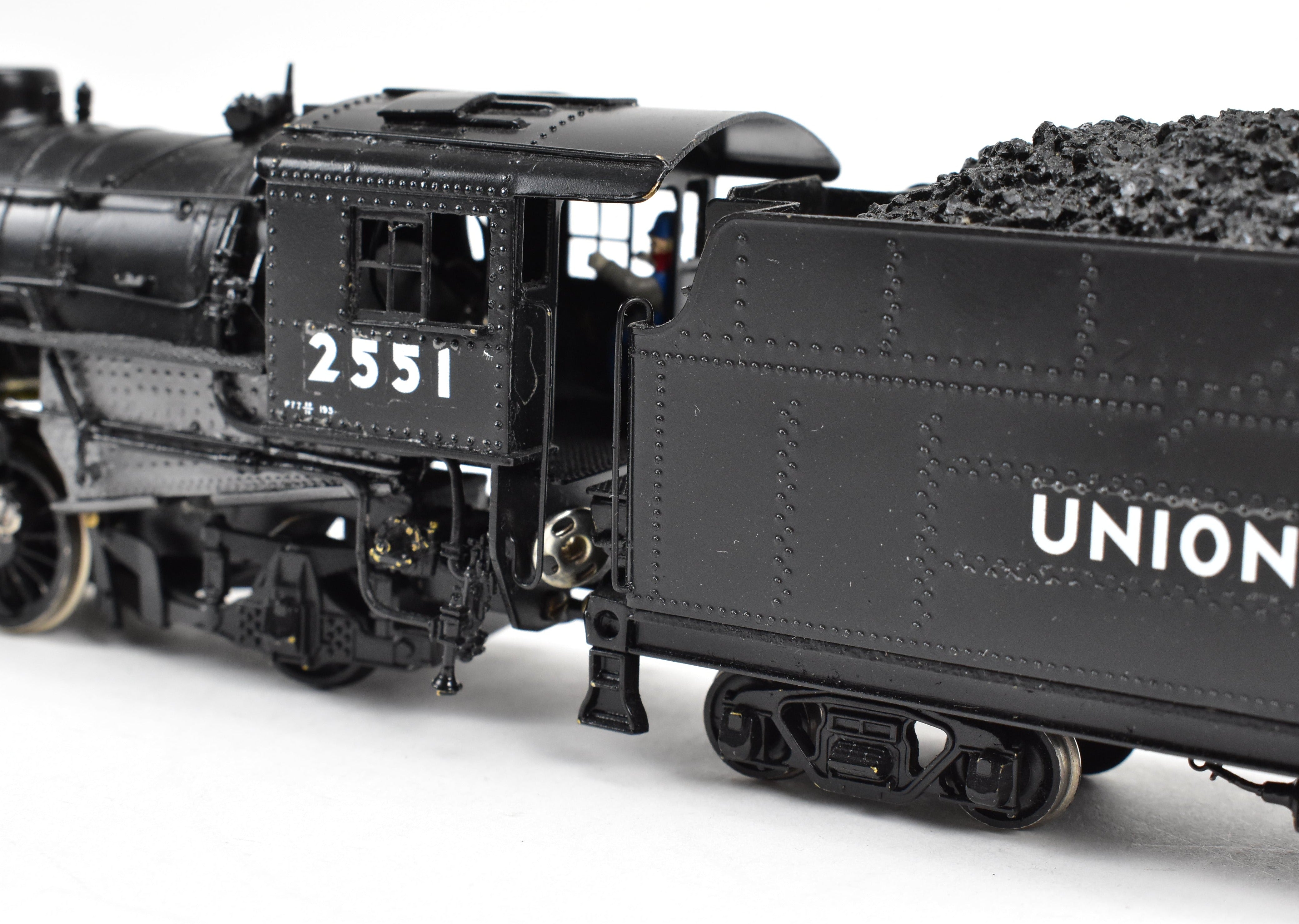 HO Scale Brass PFM - United Union Pacific USRA 2-8-2 #2551 with Can Motor Upgrade
