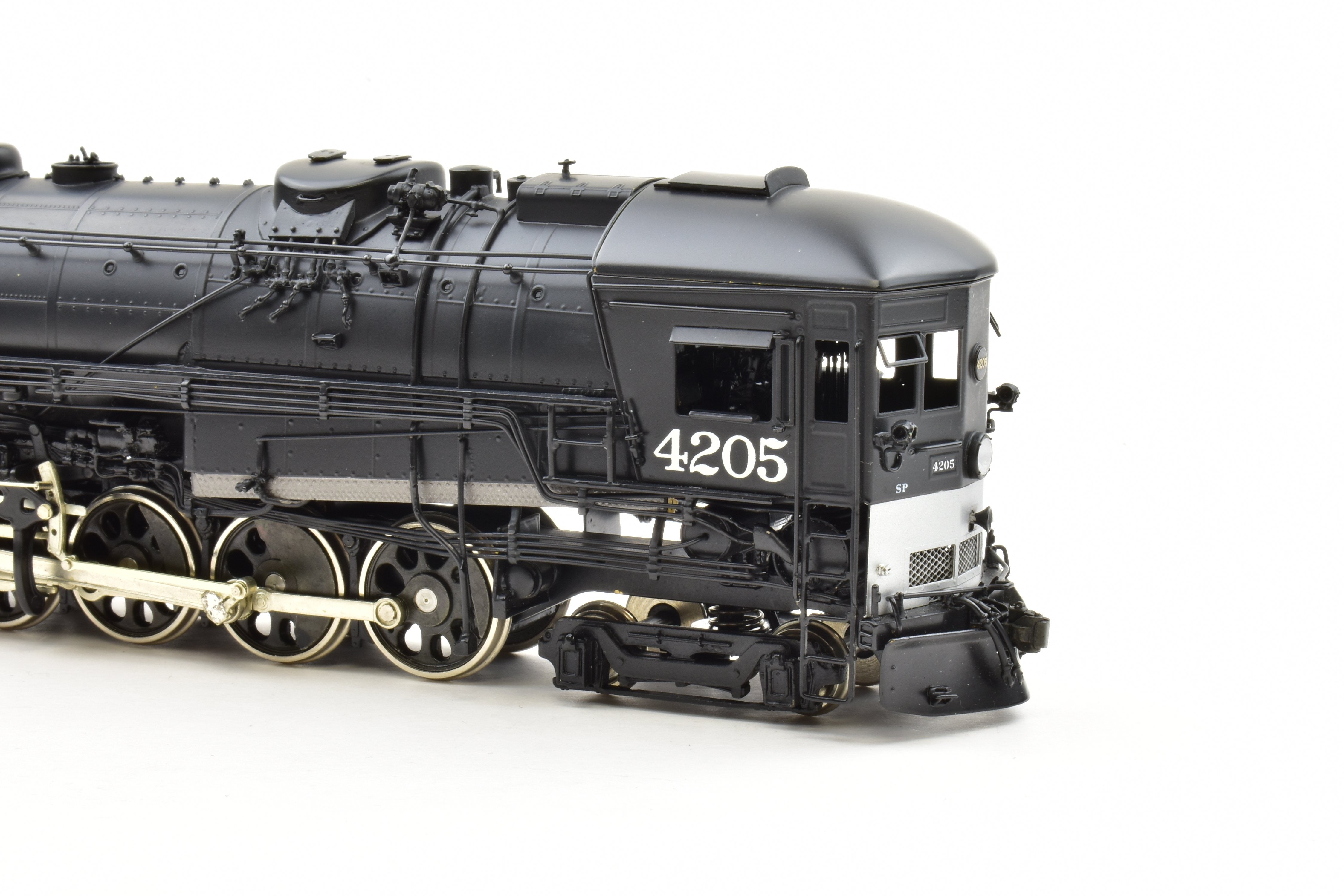 HO Scale Brass Key Imports Southern Pacific AC - 10 4 - 8 - 8 - 2 Cab Forward Locomotive #4205
