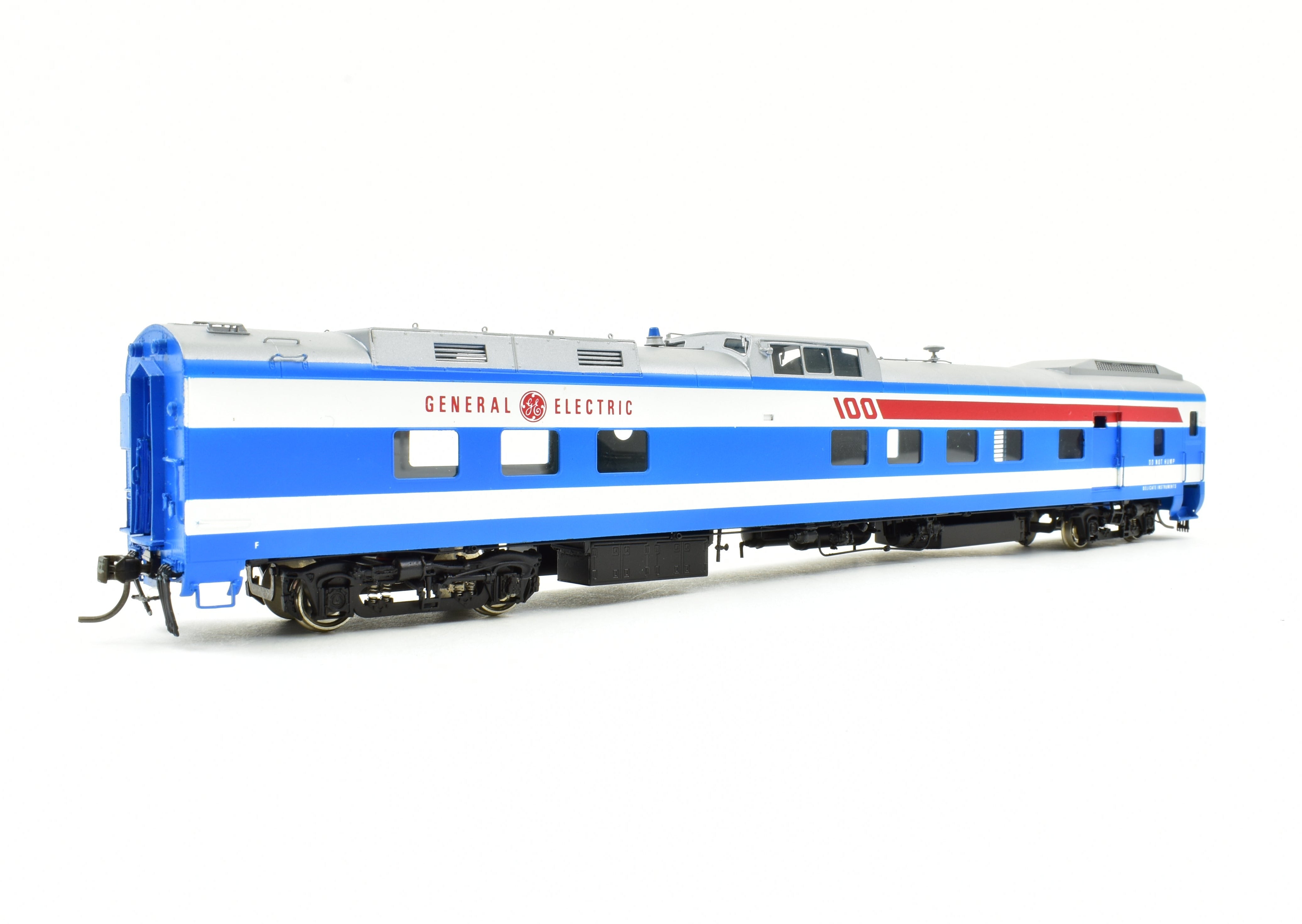 HO Brass OMI General Electric Test Car FP No. 100 by Overland Models