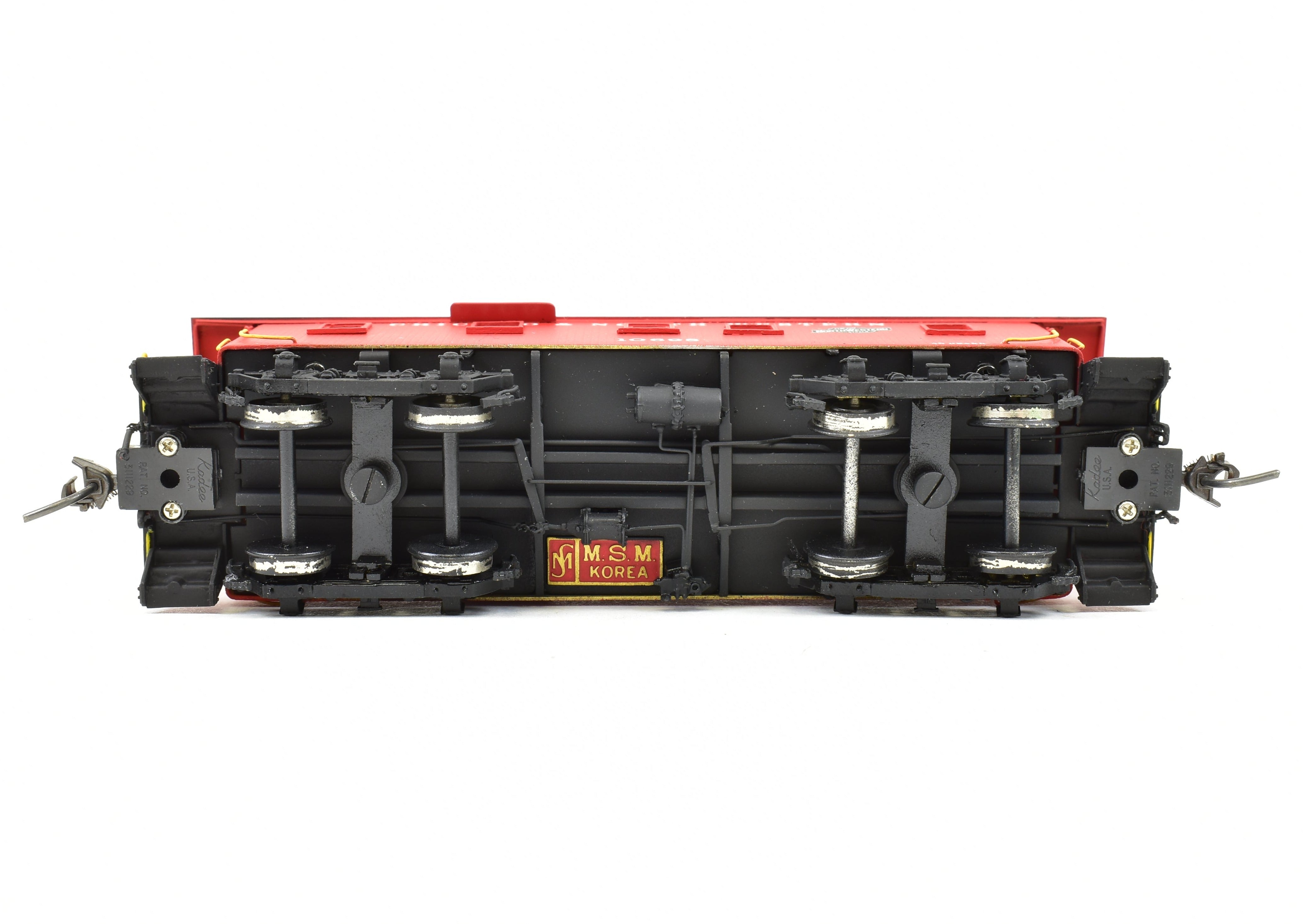 HO Scale Brass OMI - Overland Models, Inc. Chicago & North Western (C&NW) Wood Caboose Professionally Painted Model for Model Train Enthusiasts