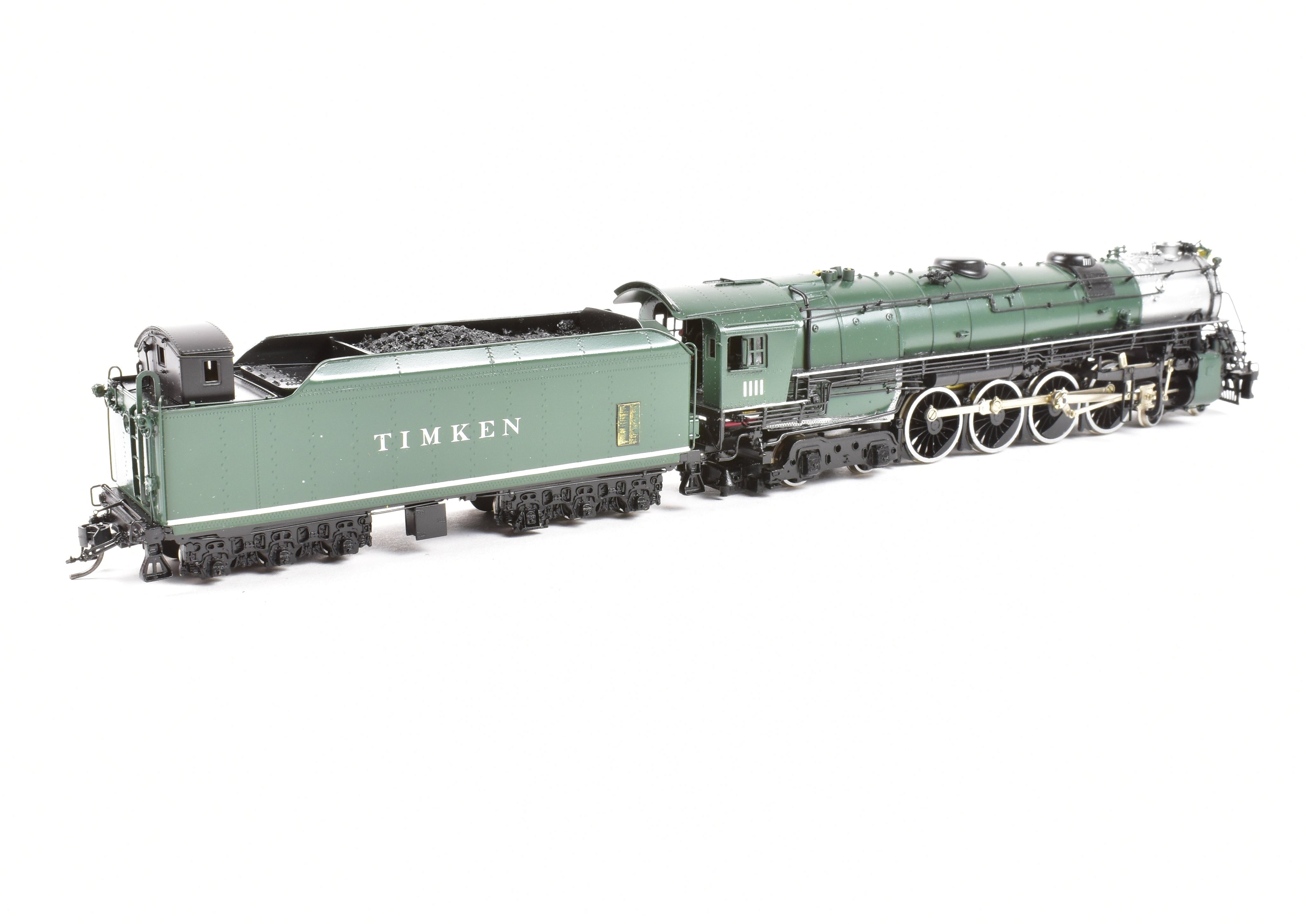 HO Scale Brass Model Train CON Key Imports Timken 4-8-4 No. 1111 Four Aces Professionally Painted