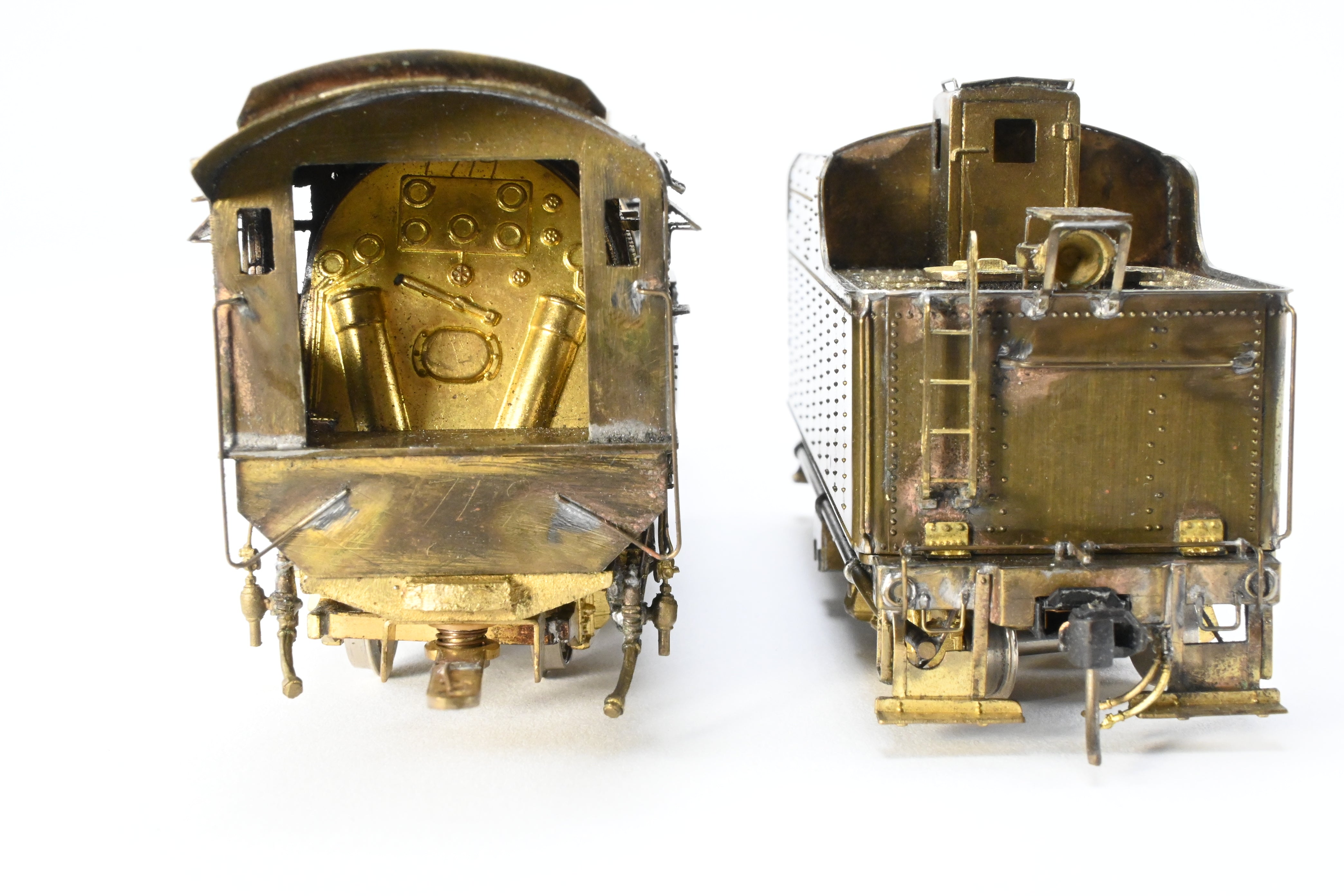 HO Scale Custom-Made Brass Model of Joe G. Collias Scratch-Built Missouri Pacific 2-10-2 Locomotive No. 1718 (Formerly Wabash)