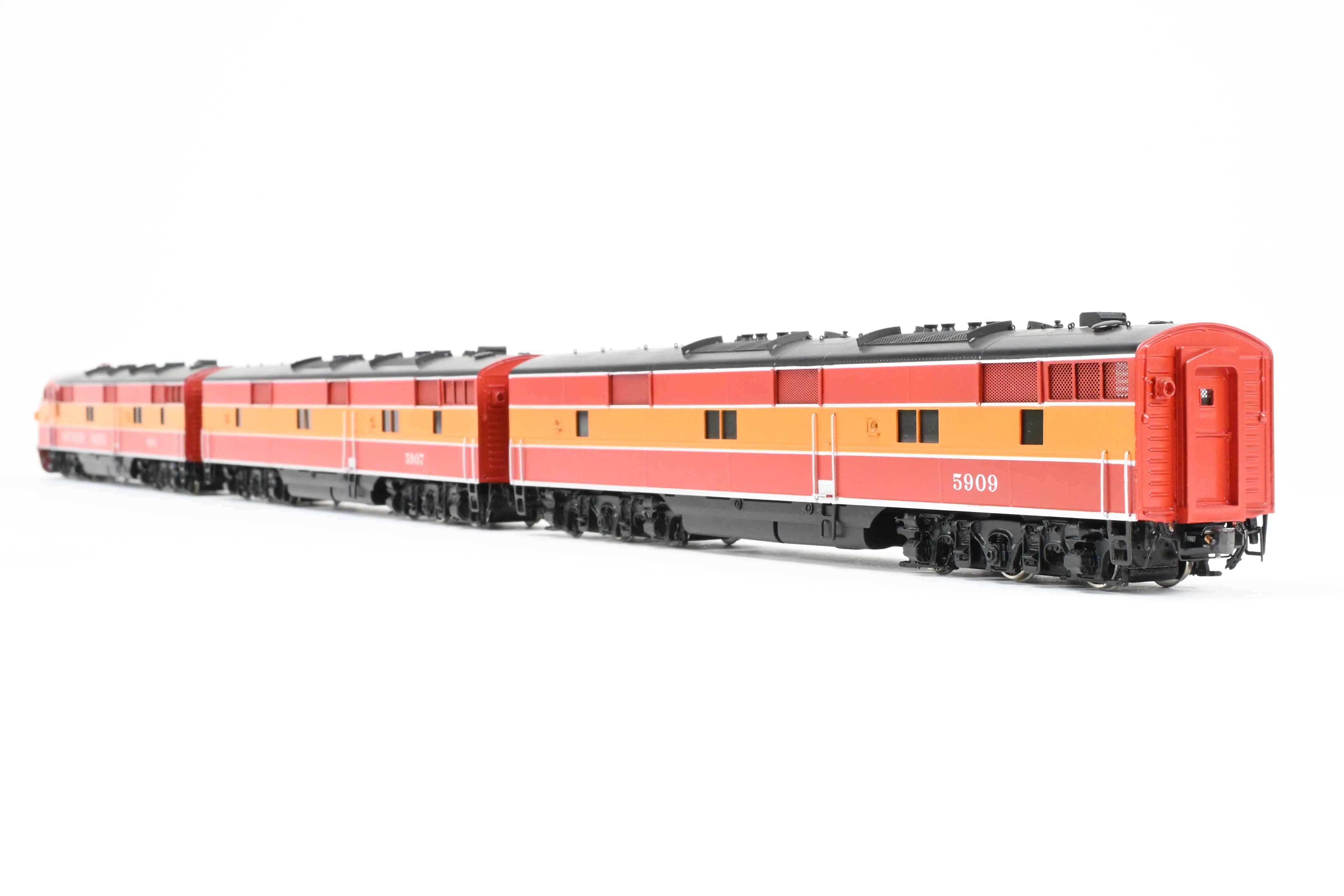 Challenger Imports HO Brass EMD E7A/B/A Set in Daylight Scheme #6002/5907/5909