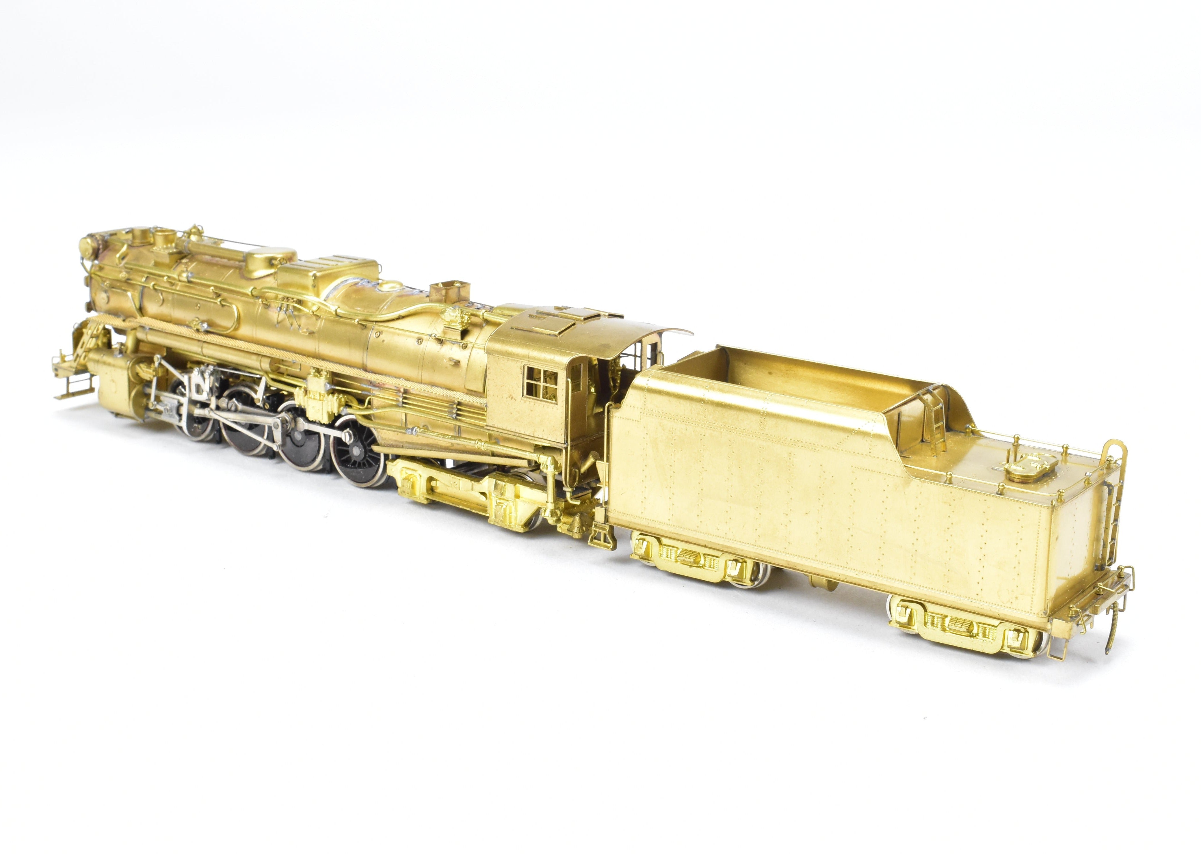 HO Scale Brass NPP Nickel - Plated Boston & Albany Class A - 1b 2 - 8 - 4 with Added Details