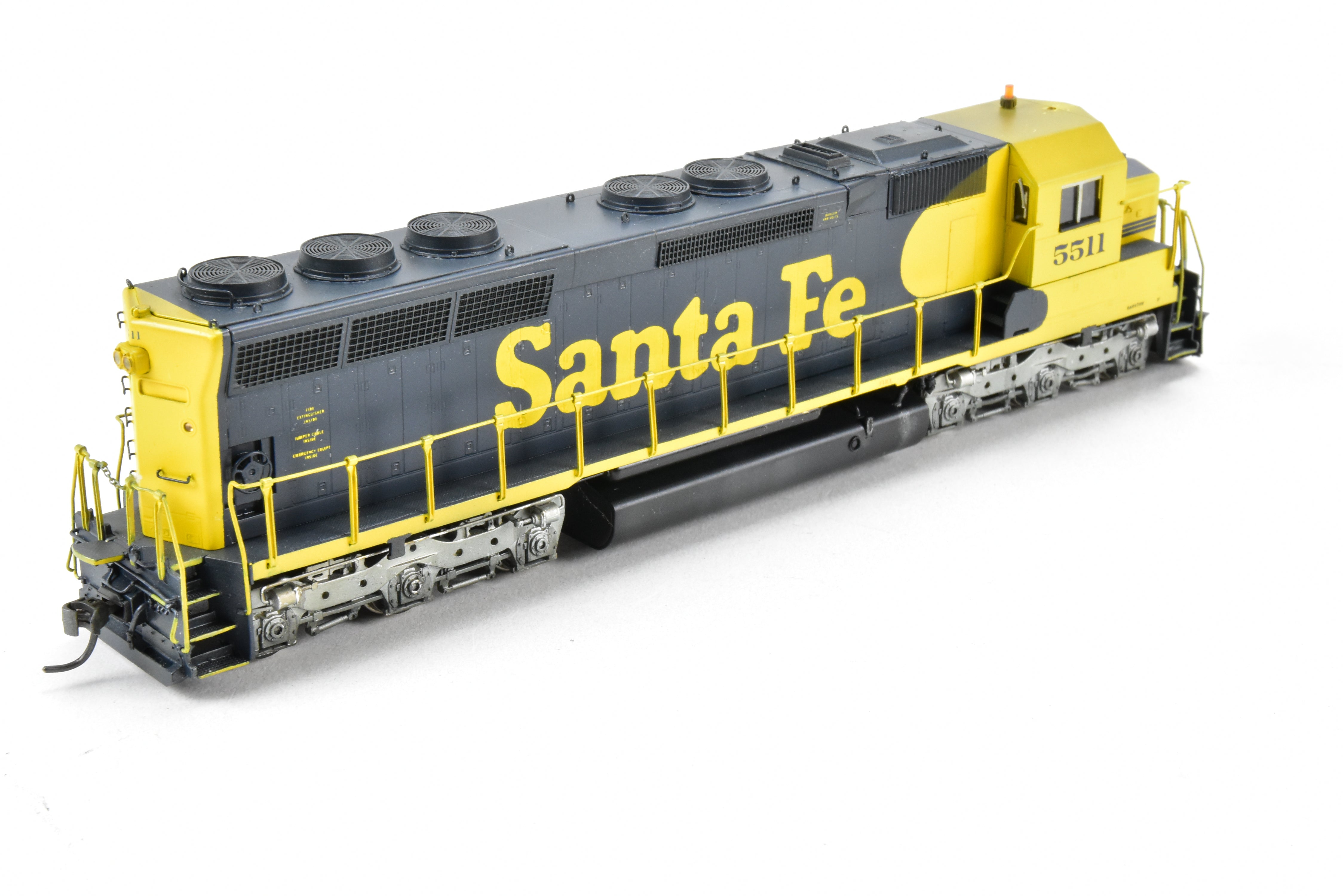HO Brass Oriental Limited ATSF - Santa Fe EMD SD45 3600 HP Low Hood Late Version CP 5511