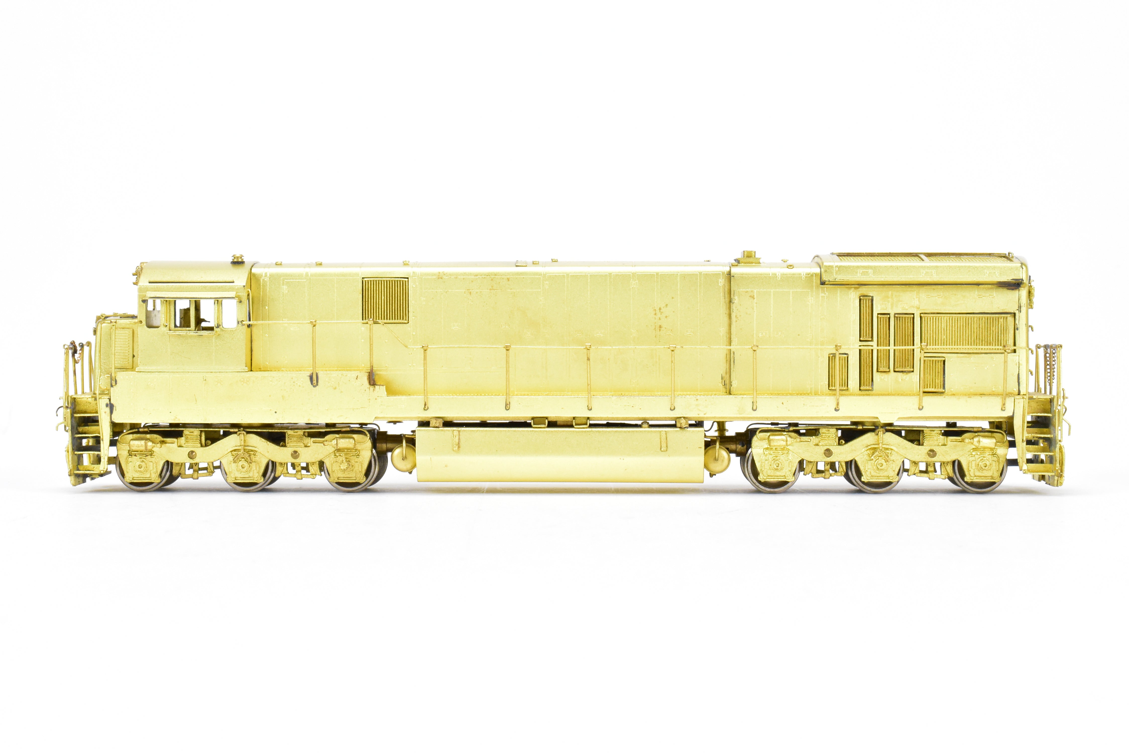 HO Scale Brass Model Train Locomotive - Overland Models Inc. GE C30 - 7 Four Window Cab for Various Roads