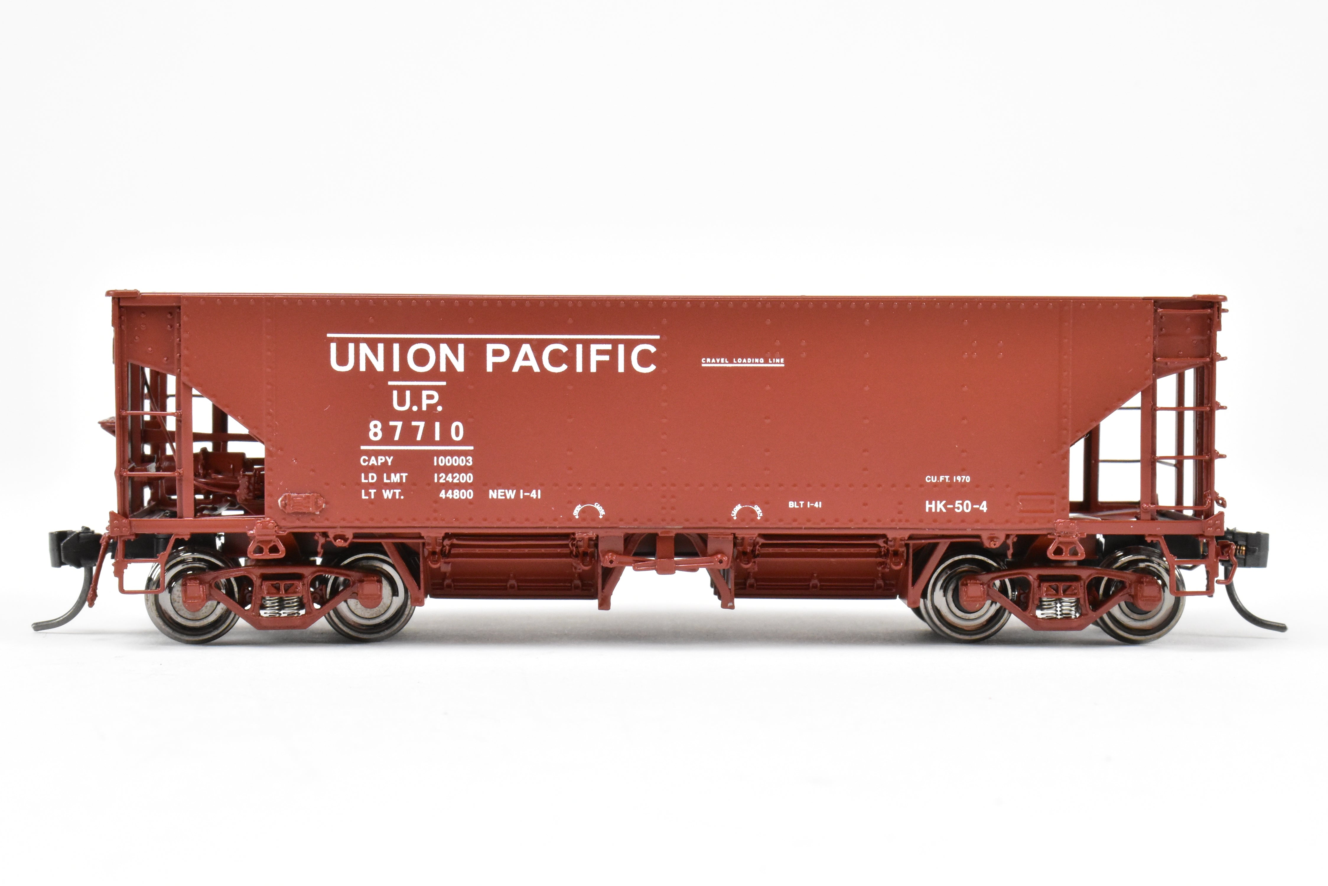 HO Scale Brass CIL - Challenger Imports Union Pacific Class HK - 50 - 4 ACF Hart Selective Ballast Car Model FP #87710 for Model Railroading Enthusiasts
