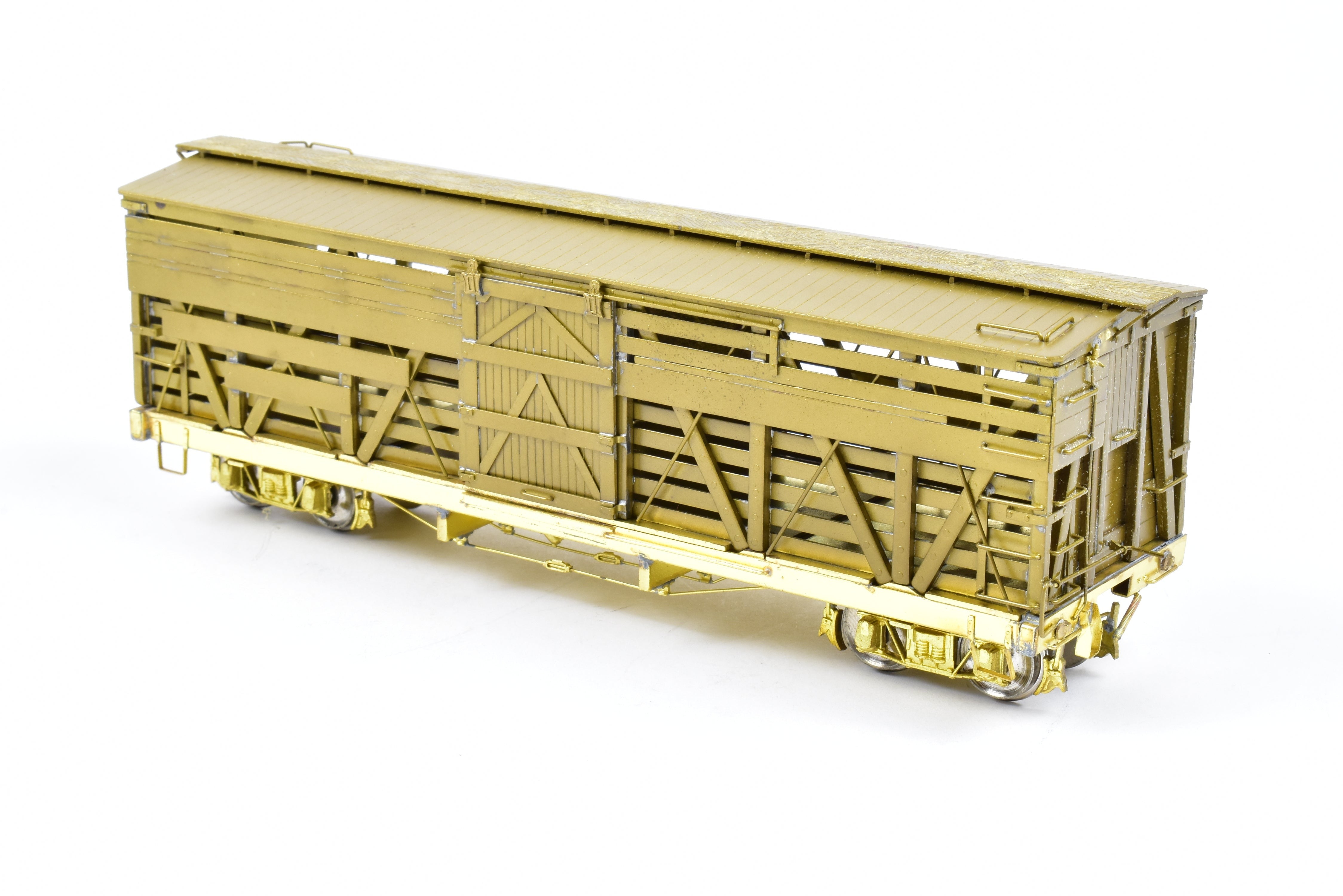 On3 Scale Brass Empire Midland Model of Denver & Rio Grande Western 30-Foot Stock Car