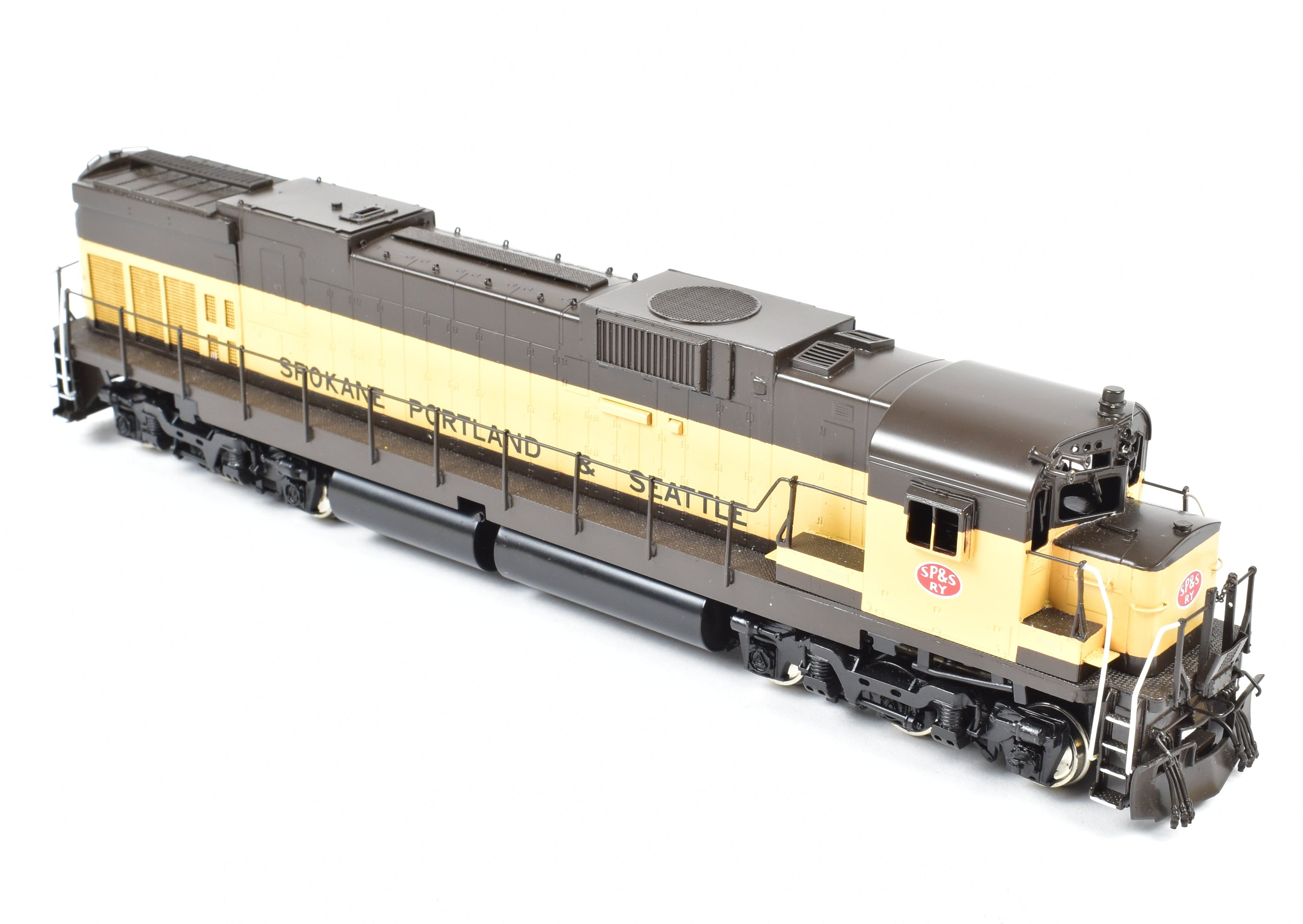 HO Scale Brass Model Train - Oriental Limited/Challenger Imports' Spokane, Portland & Seattle Alco C - 636 FP Un - numbered Locomotive