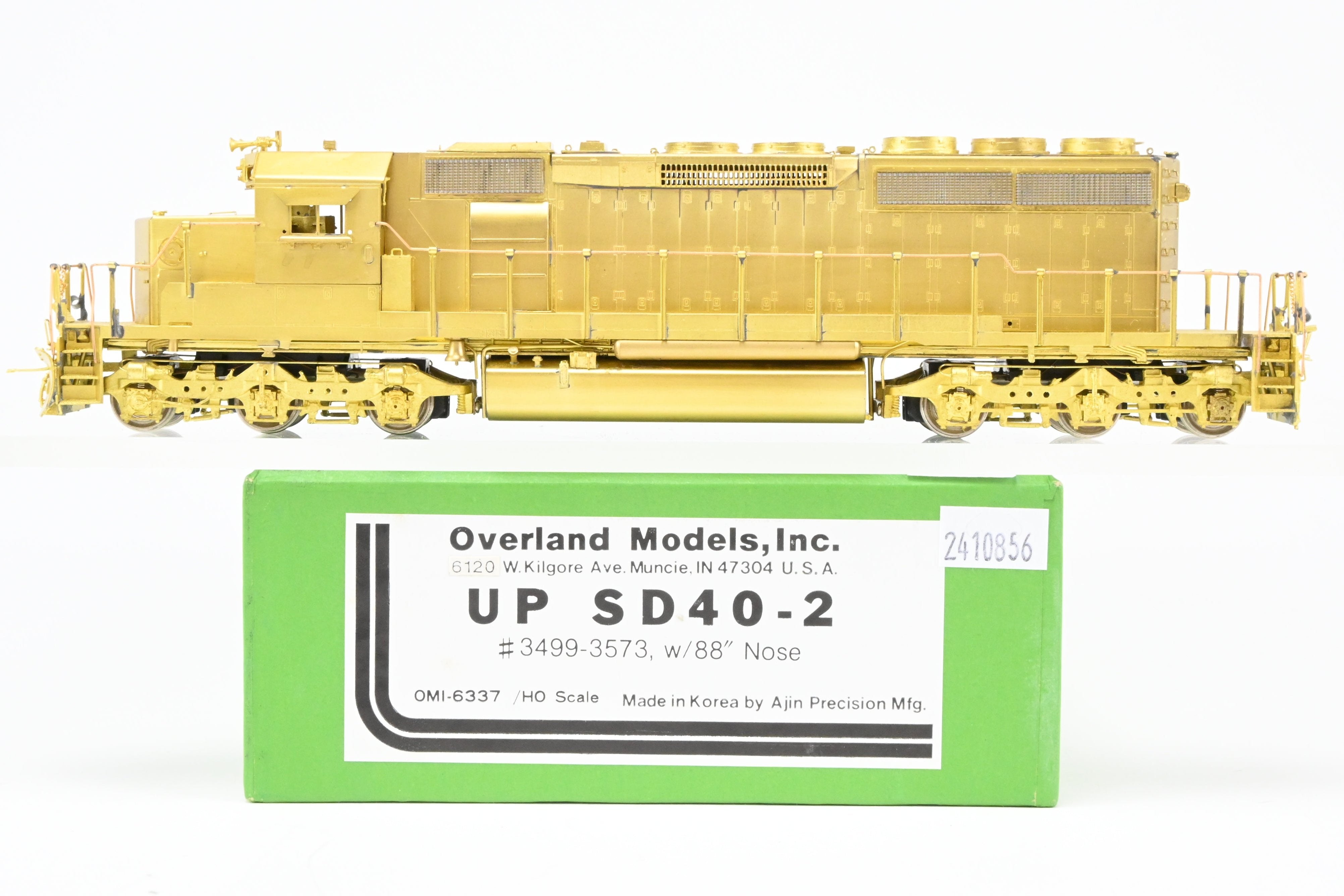 HO Scale Brass Union Pacific EMD SD40 - 2 Models #3499 - 3573 by Overland Models Inc