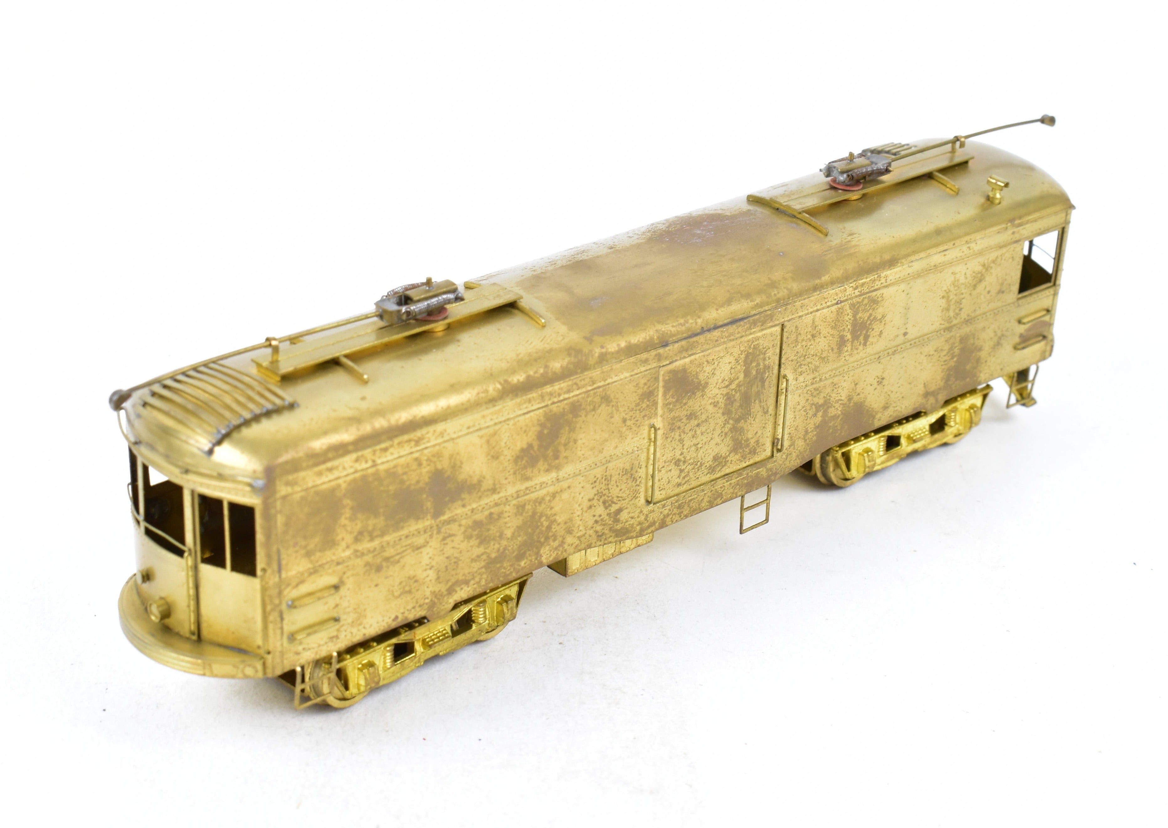 HO Scale Brass Ken Kidder Cincinnati & Lake Erie (C&LE) Box Cab Freight Motor Model in As-Is Condition