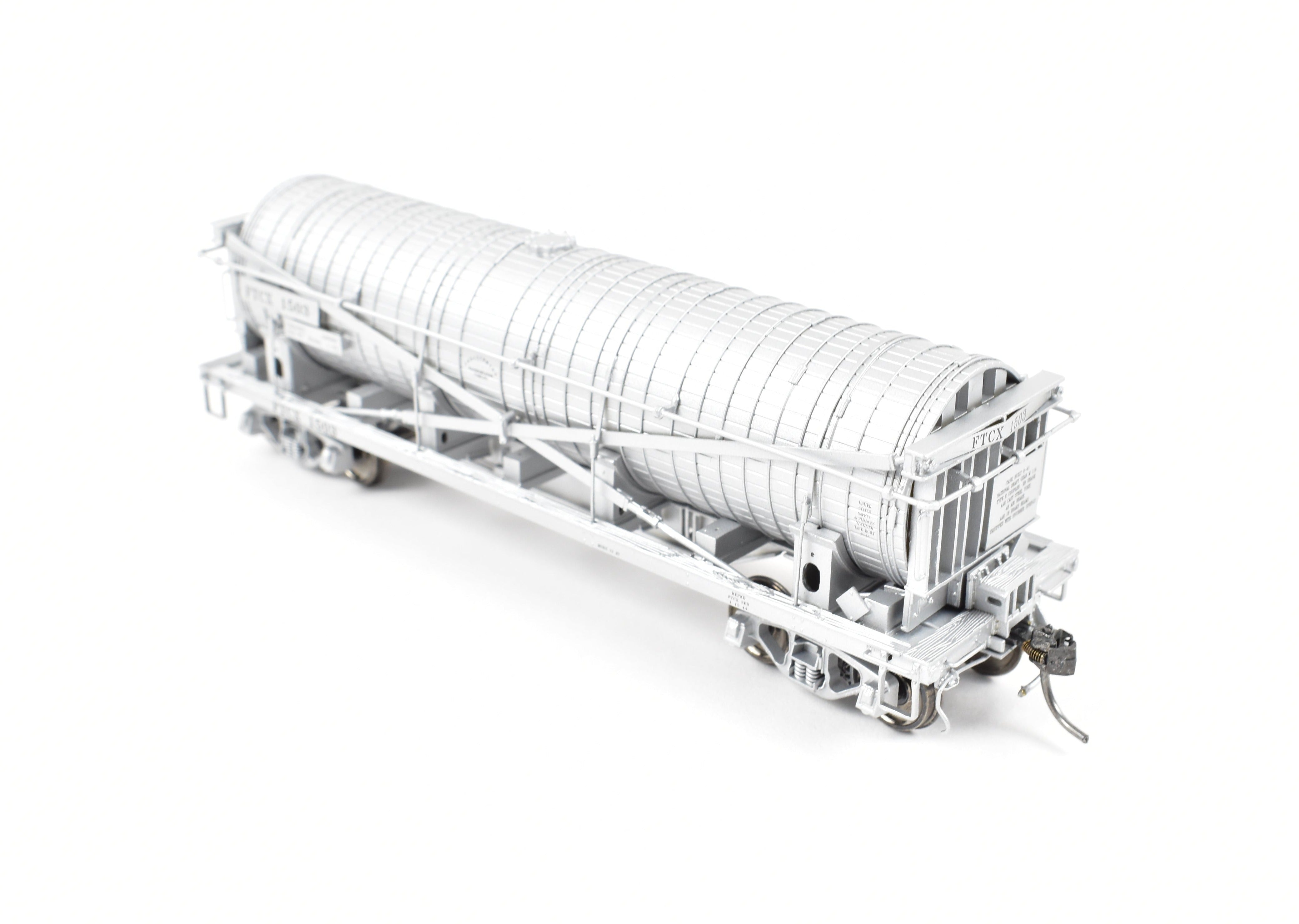 HO Scale New Brass Model Car for North Bank Line with Various Roads - FTCX 1503 Fleishman's Vinegar Brand