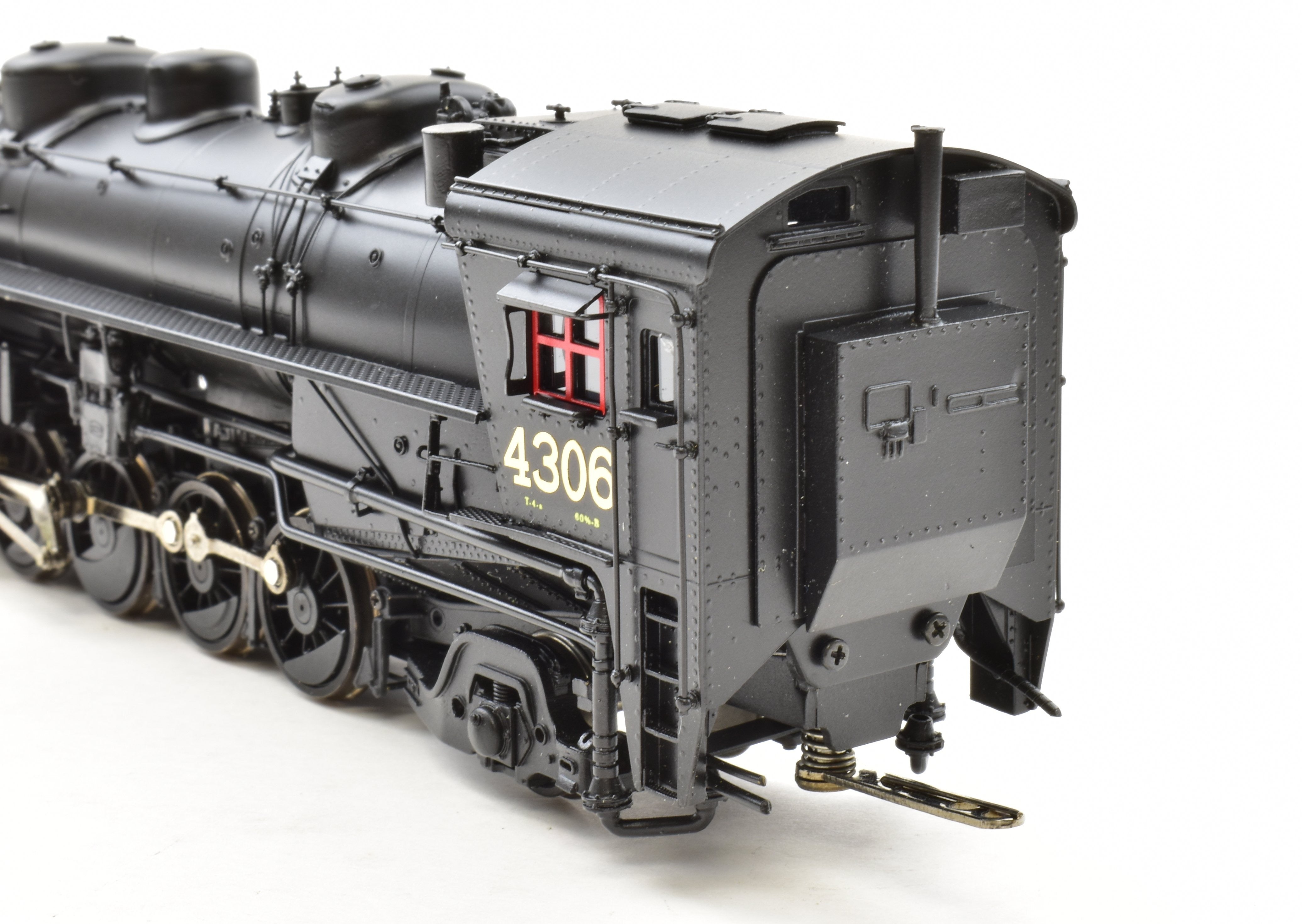 HO Scale Brass Model Train - Overland Models CNR Canadian National Railway T4a 2-10-2 Factory Painted Locomotive No. 4306