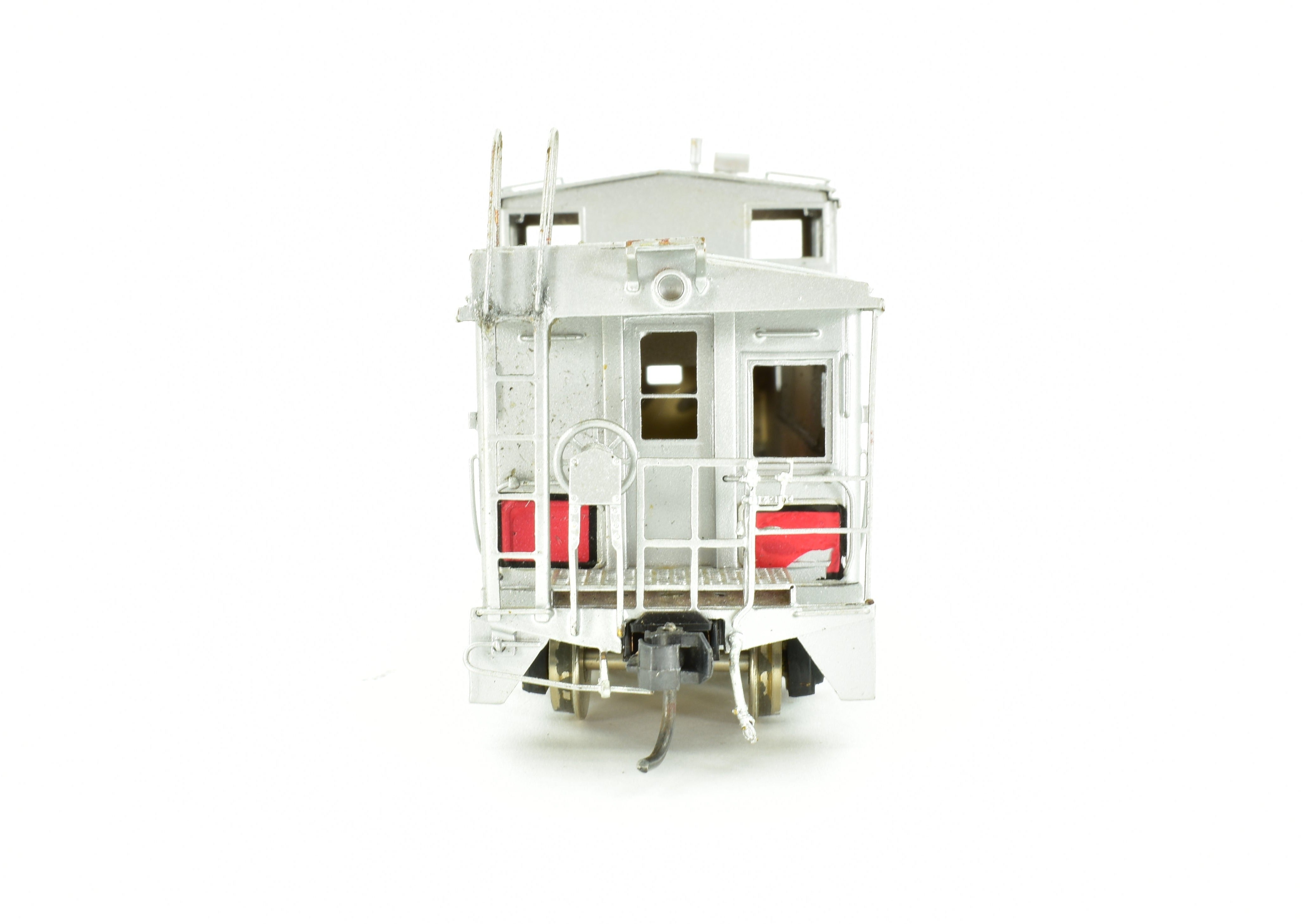HO Scale Brass Model of Oriental Limited CB&Q - Burlington Route NE - 13 Wide Vision Waycar Steel Caboose CP for Model Train Enthusiasts