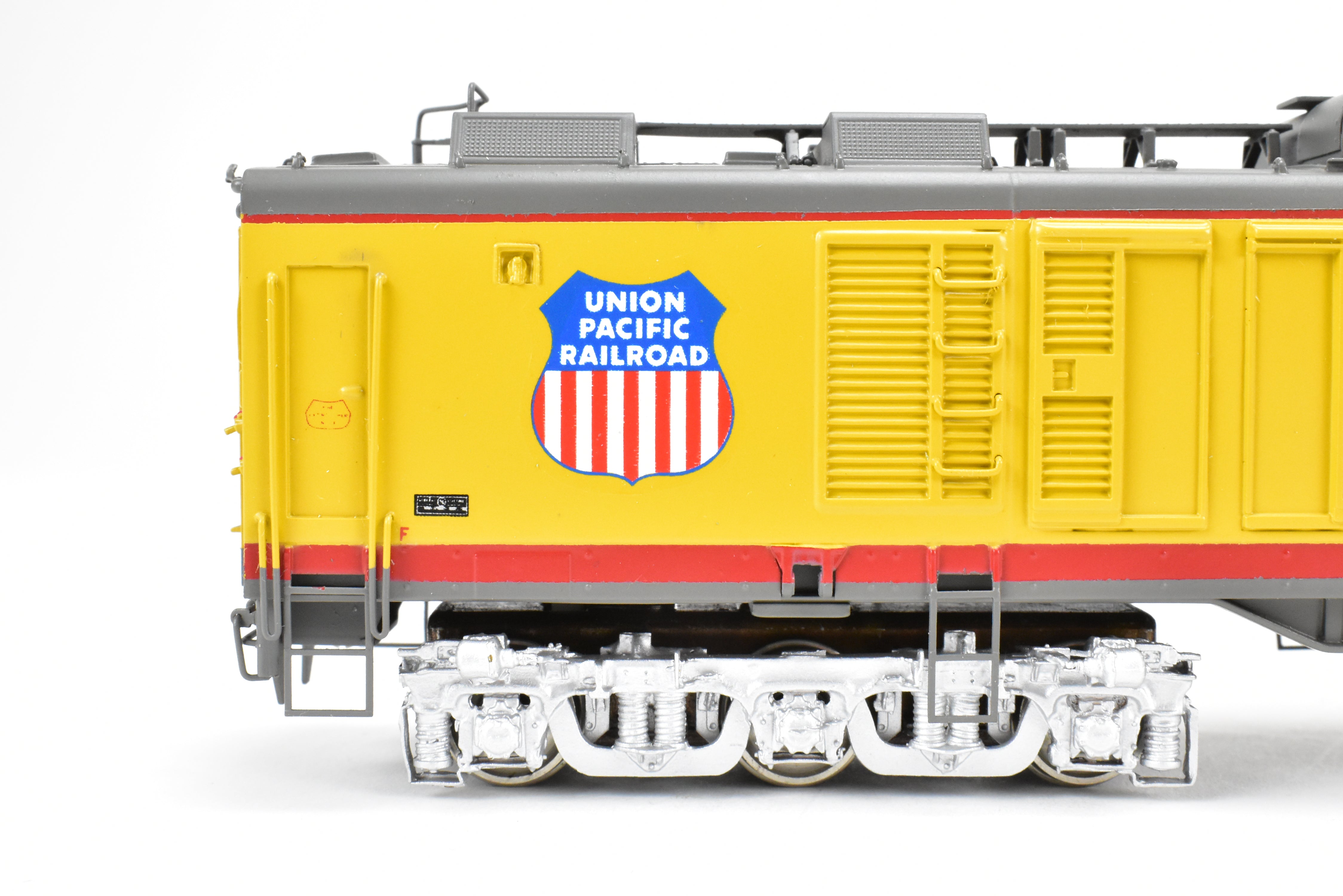 High - Quality HO Scale Brass Alco Models Union Pacific 3 - Unit Gas Turbine Electric Locomotive Set - Professionally Painted #29 & 29B