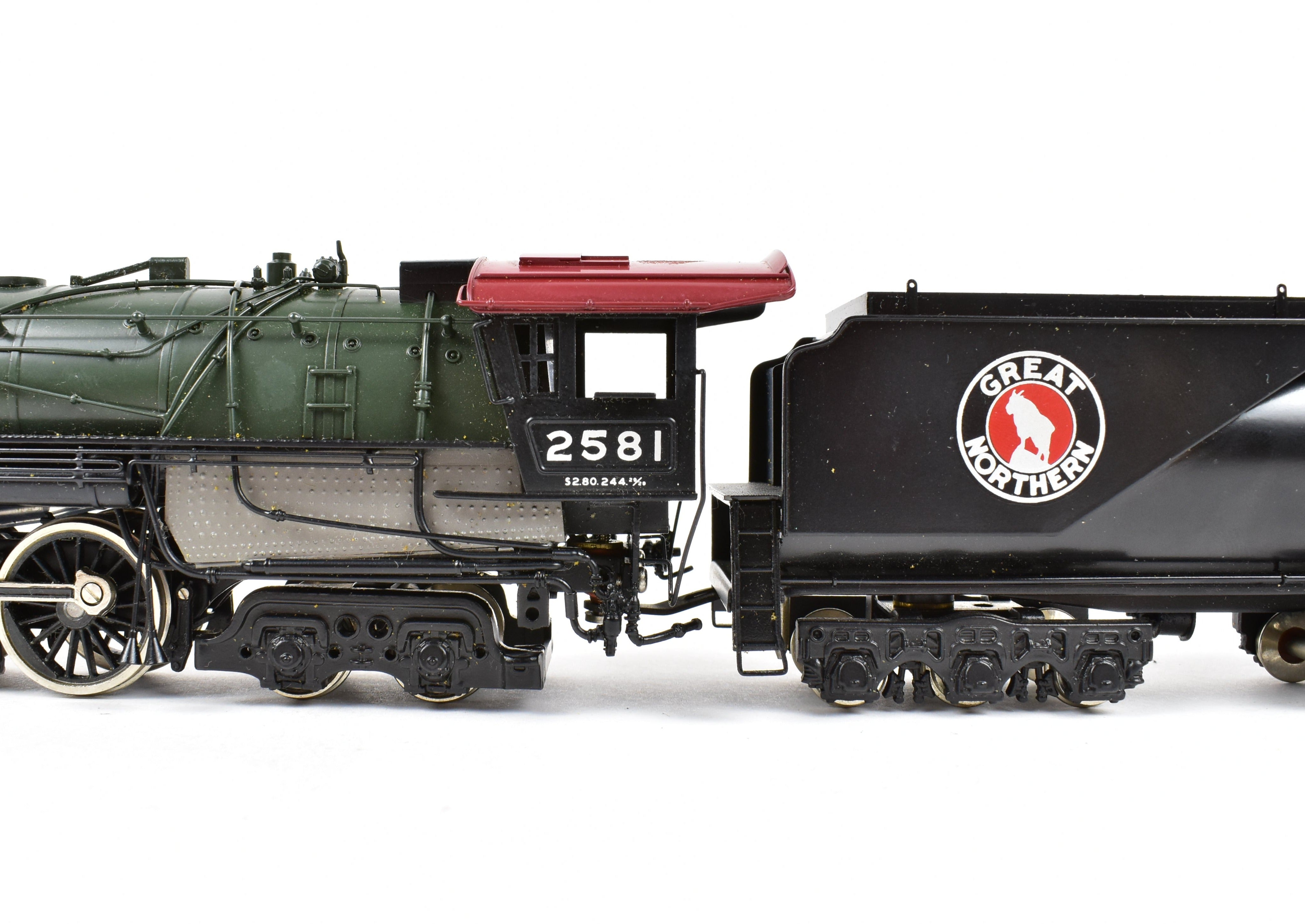 HO Brass Tenshodo Great Northern 4-8-4 S-2 Class Factory Painted Crown Model