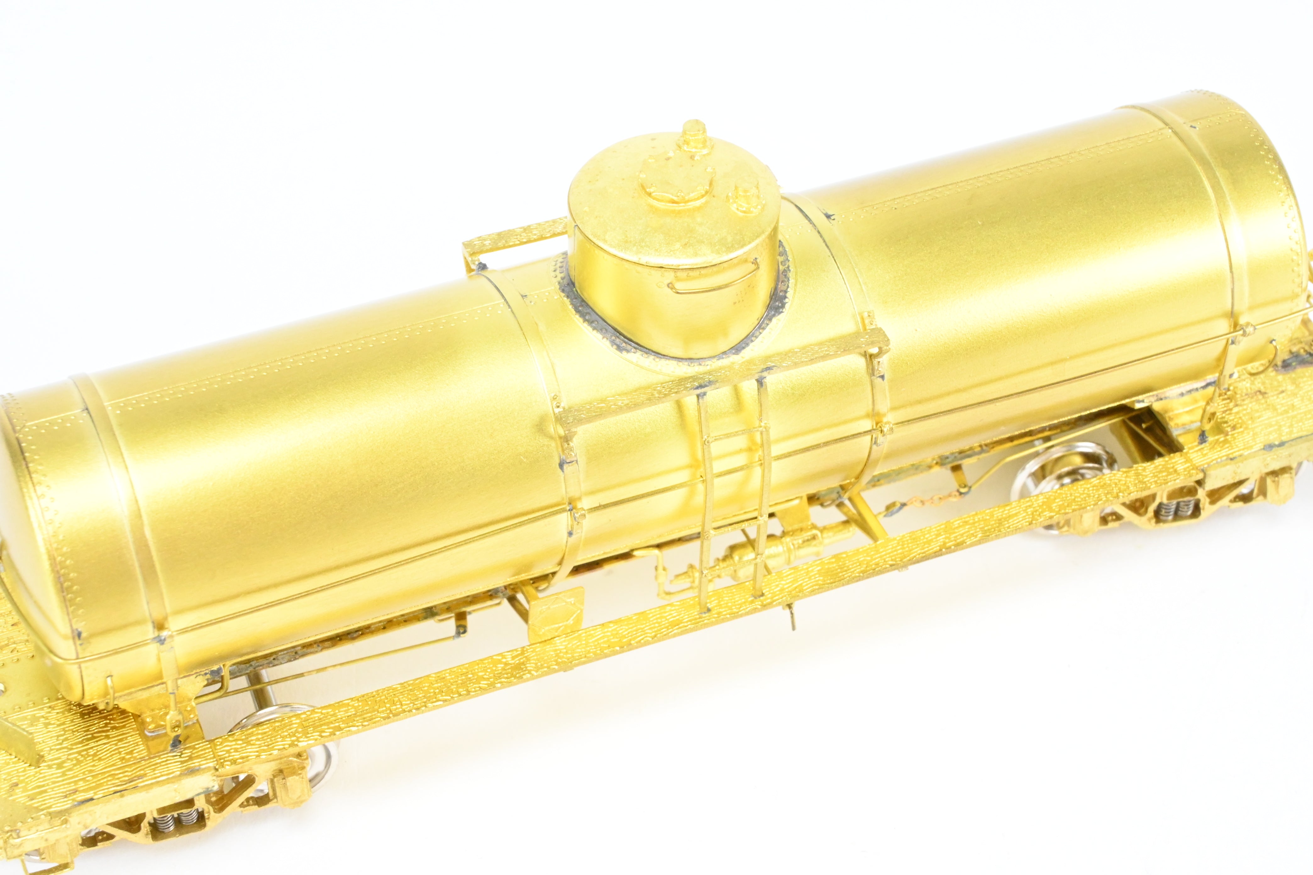 HO Scale Brass OMI - Overland Models, Inc. Union Tank Lines 10,000 Gallon Single - Dome Uninsulated Tank Car of Various Roads, Model Built in 1990s by Ajin in Korea