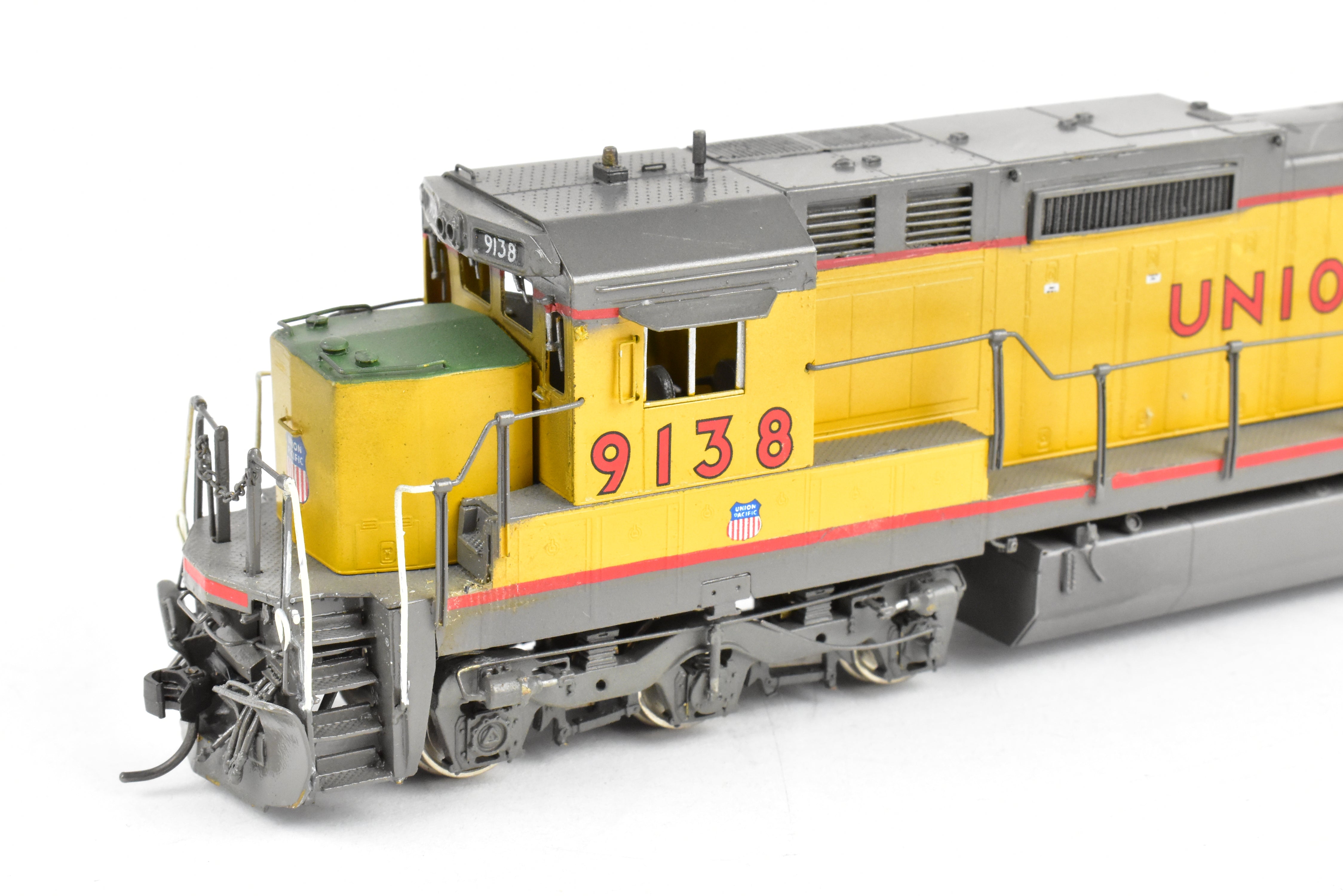 HO Scale Brass Union Pacific GE Dash 8 - 40C Custom Painted Locomotive Model No. 9138 by Overland Models, Inc. with Incorrect Box