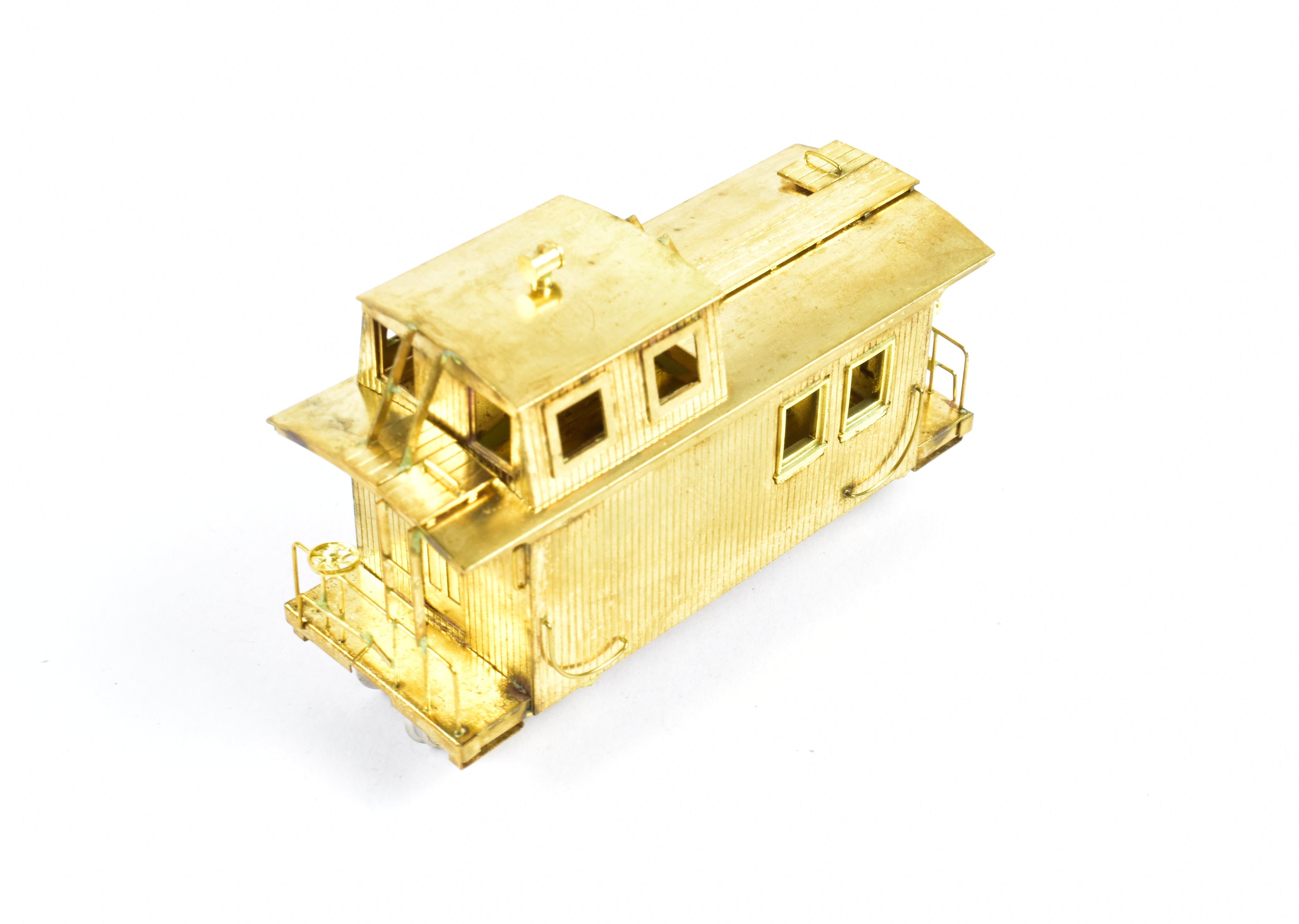 HOn3 Scale Brass Model Train Caboose by Westside Model Co. - Florence and Cripple Creek #5, Ideal for Model Railroading Enthusiasts