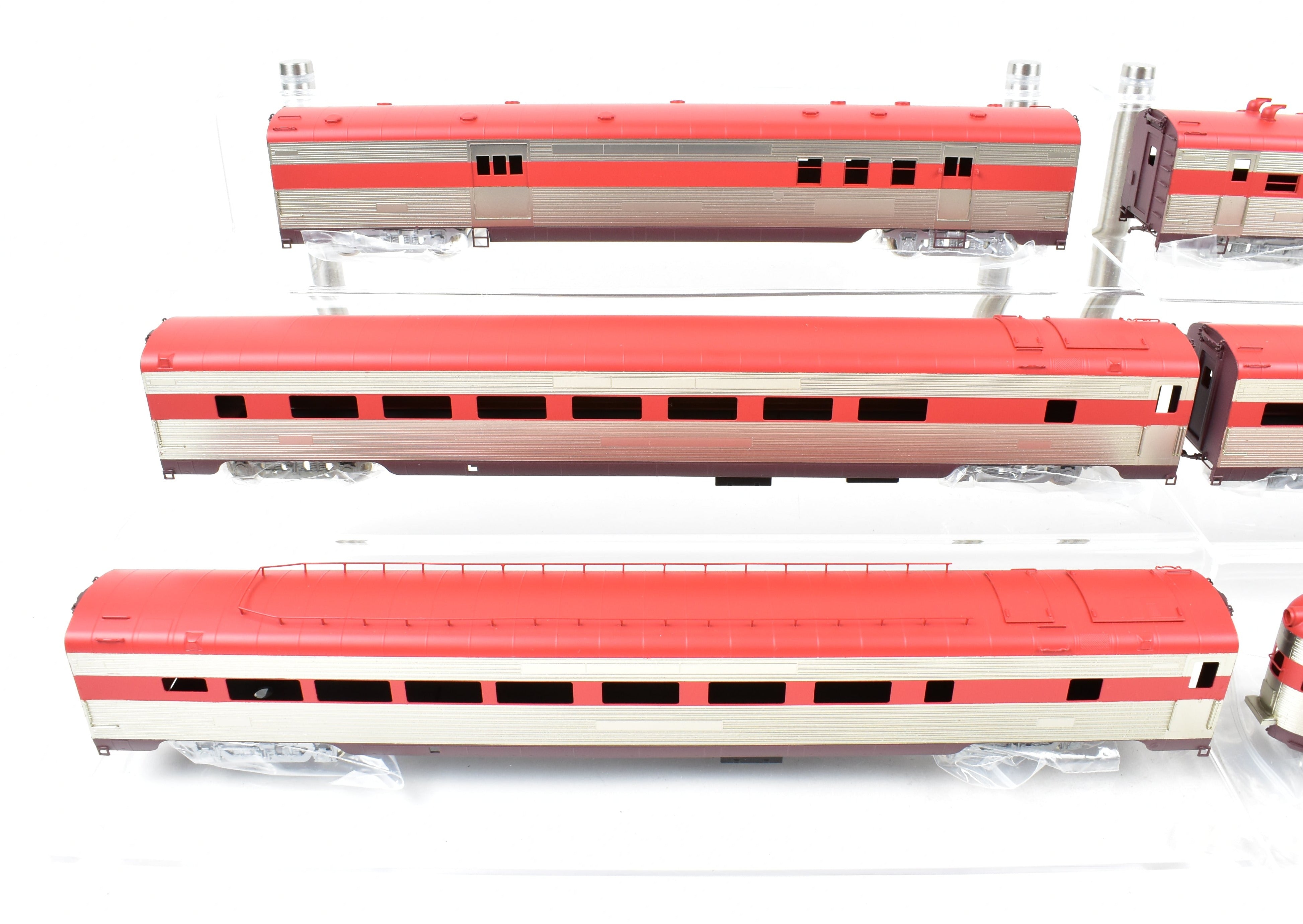 HO Scale Brass Hallmark Models Specialized SLSF - Frisco and MKT - Missouri Kansas Texas Katy Texas Special 6-Car Set with FP Locomotive Model