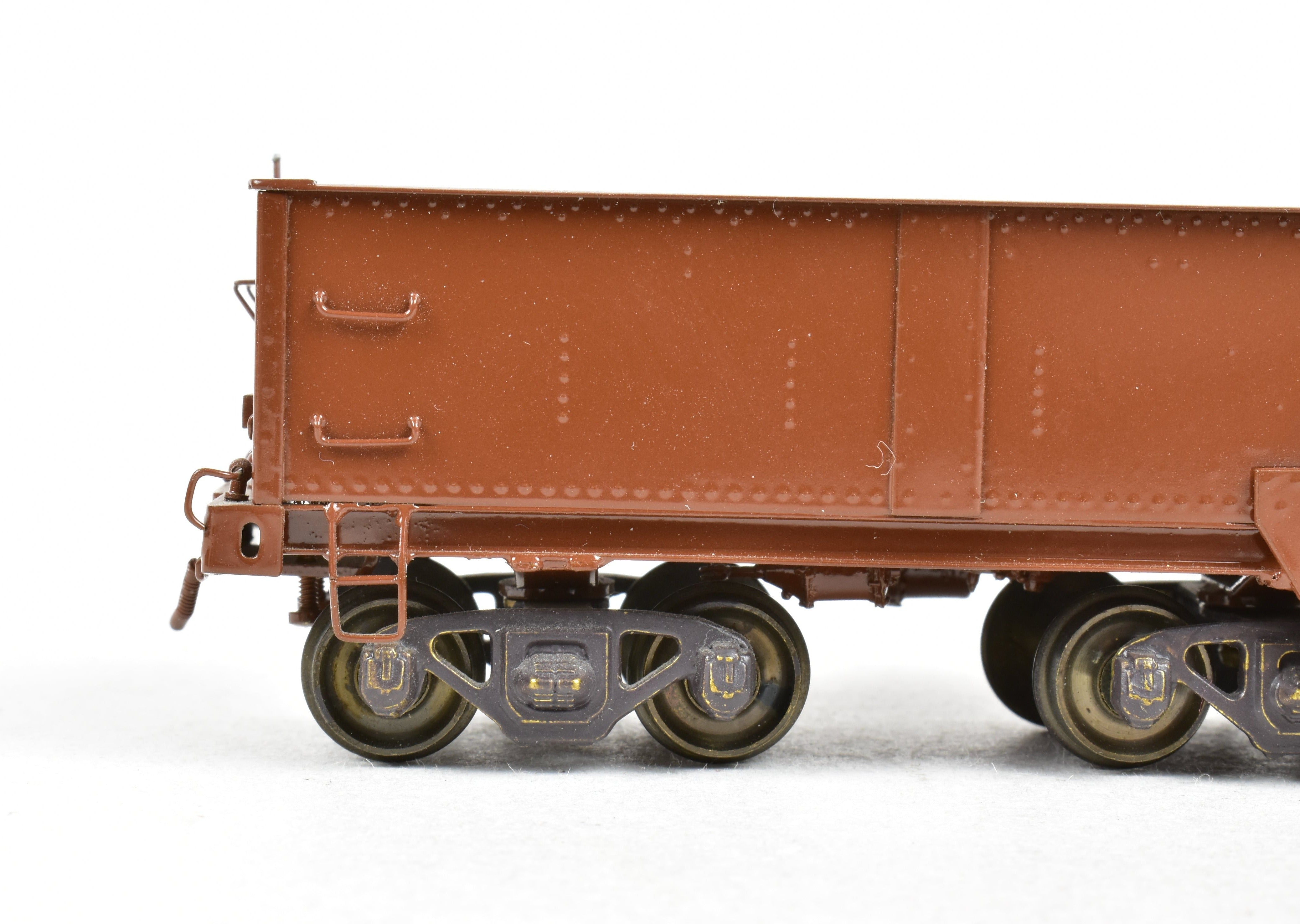 HO Scale Brass Hallmark Models Custom - Painted Missouri Pacific Snow Plow Model