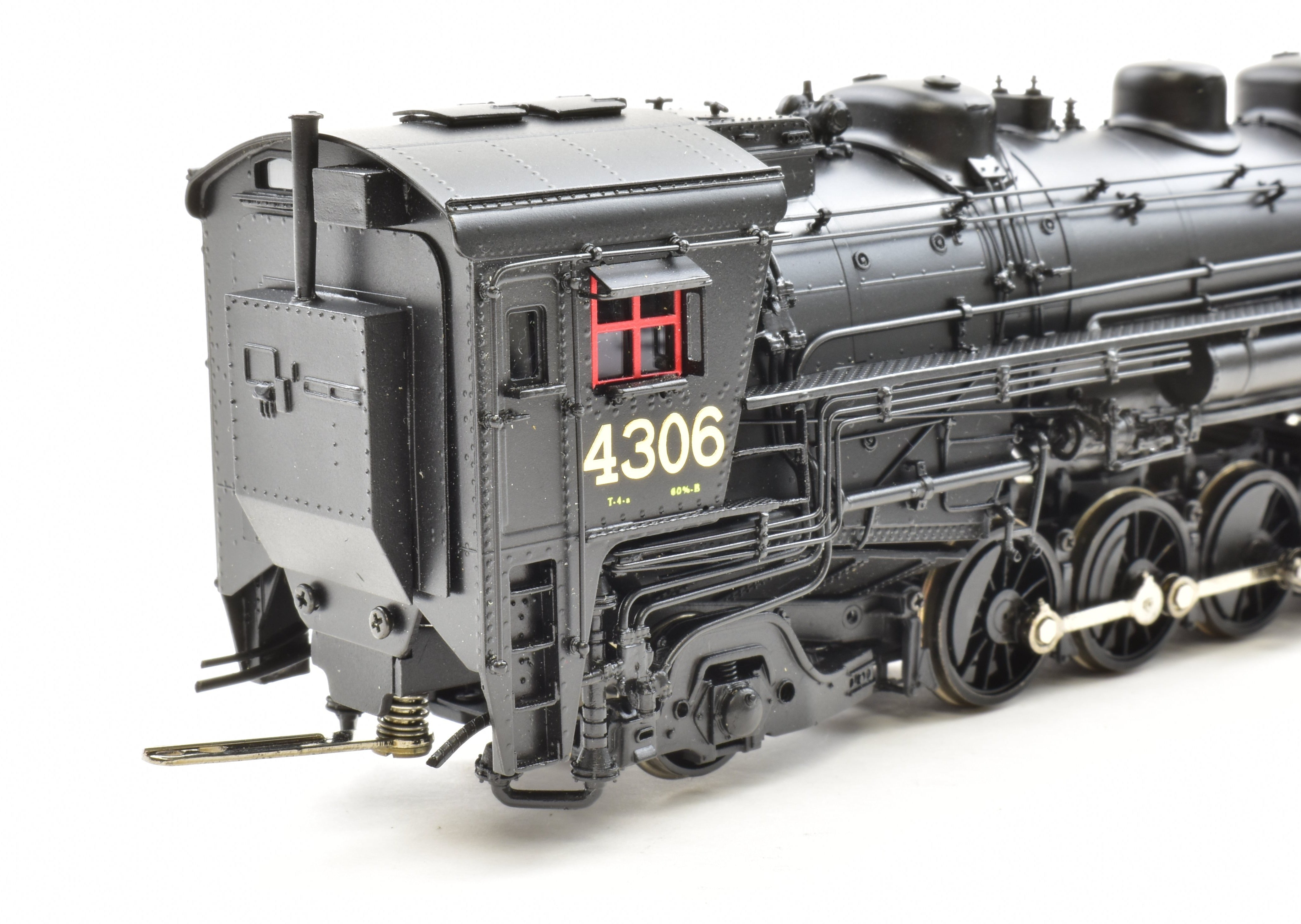 HO Scale Brass Model Train - Overland Models CNR Canadian National Railway T4a 2-10-2 Factory Painted Locomotive No. 4306