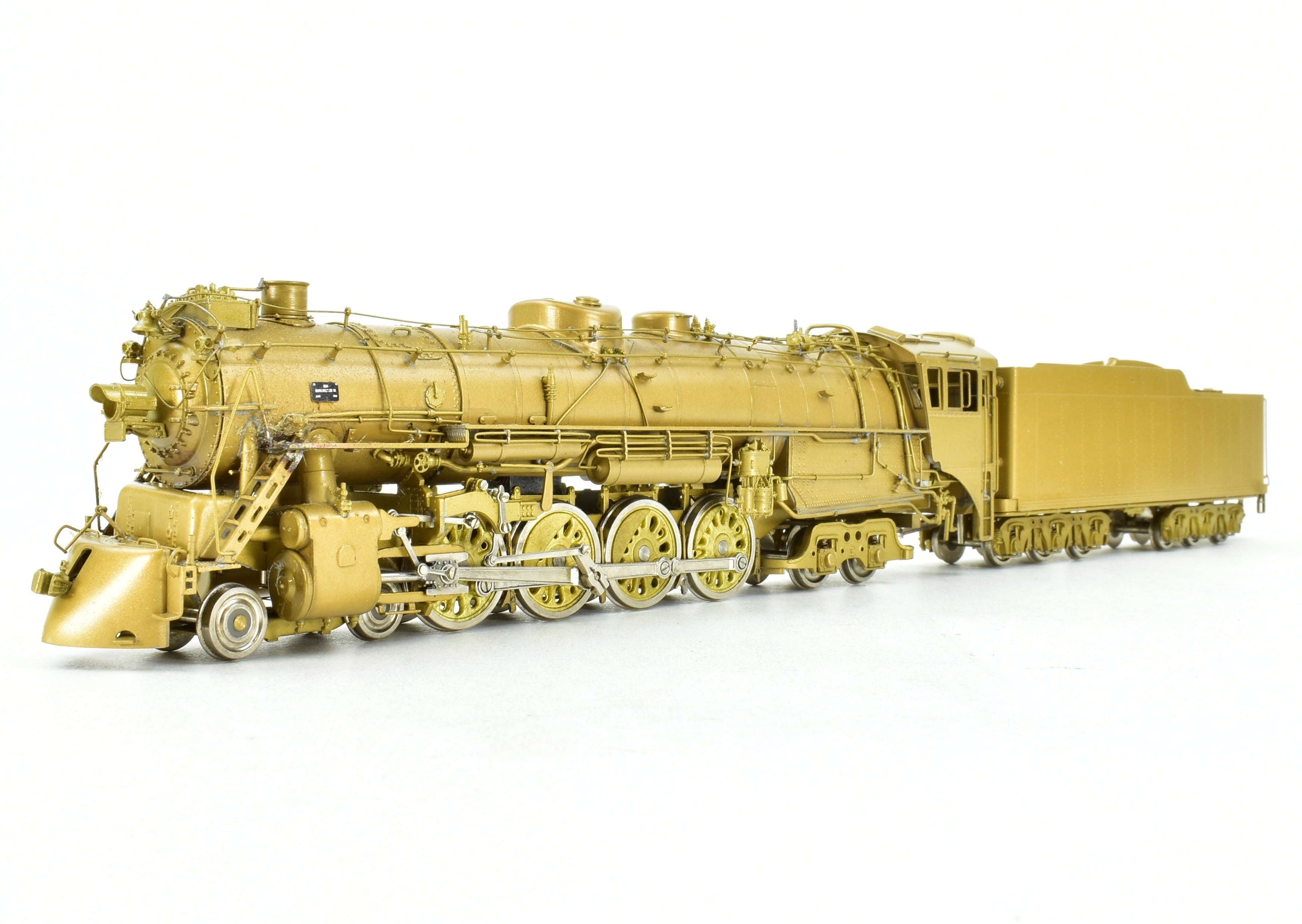 High - Quality HO Scale Brass Model Train: CON NJ Custom Brass CB&Q - Burlington Route Class O5A 4 - 8 - 4 Locomotive