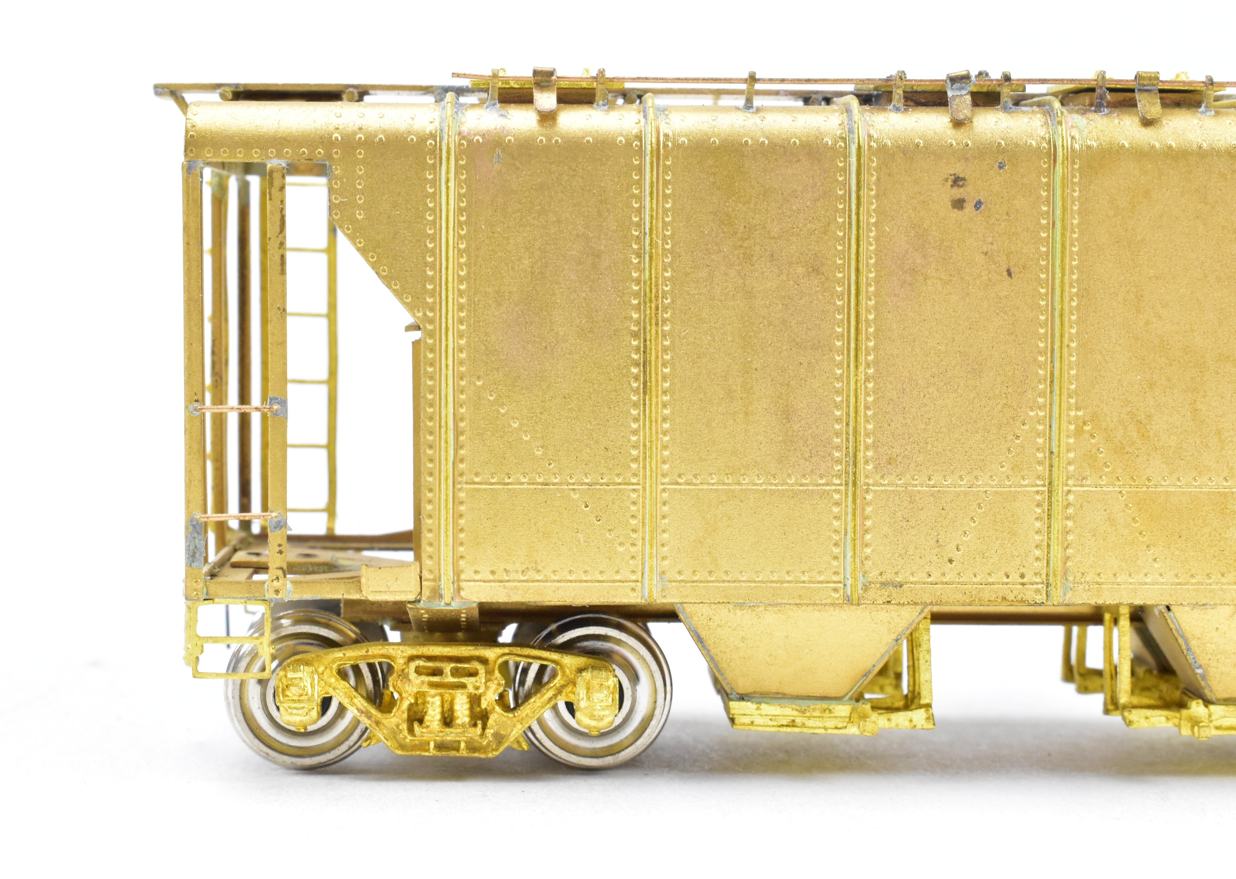 HO Brass OMI B&O N-34 Covered Hopper Wagon with Working Hatches