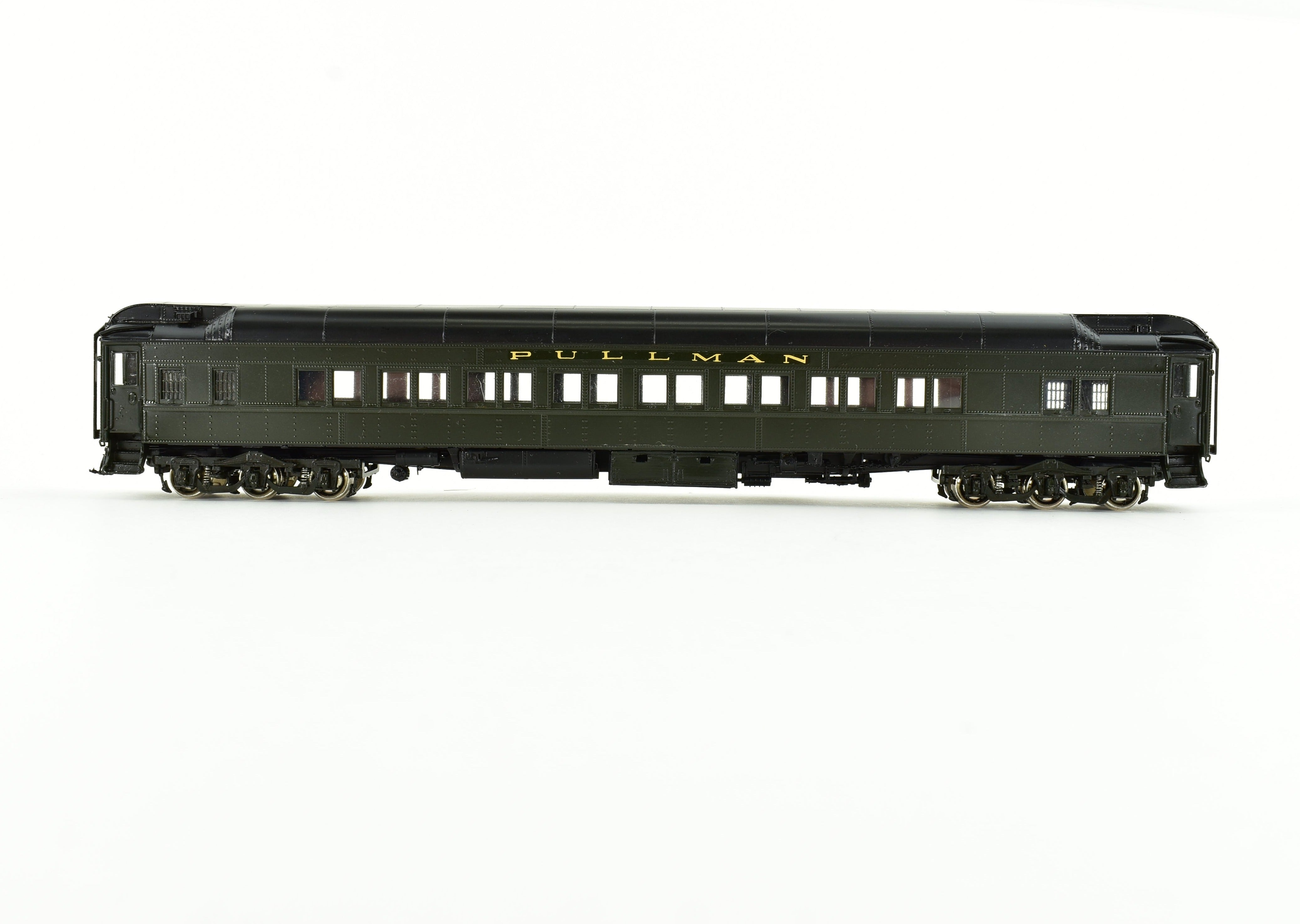 HO Scale Brass Precision Scale Co. Pullman 80-Foot Sleeper 16-Section Tourist Car Model Plan 2412 with Air Feature Package