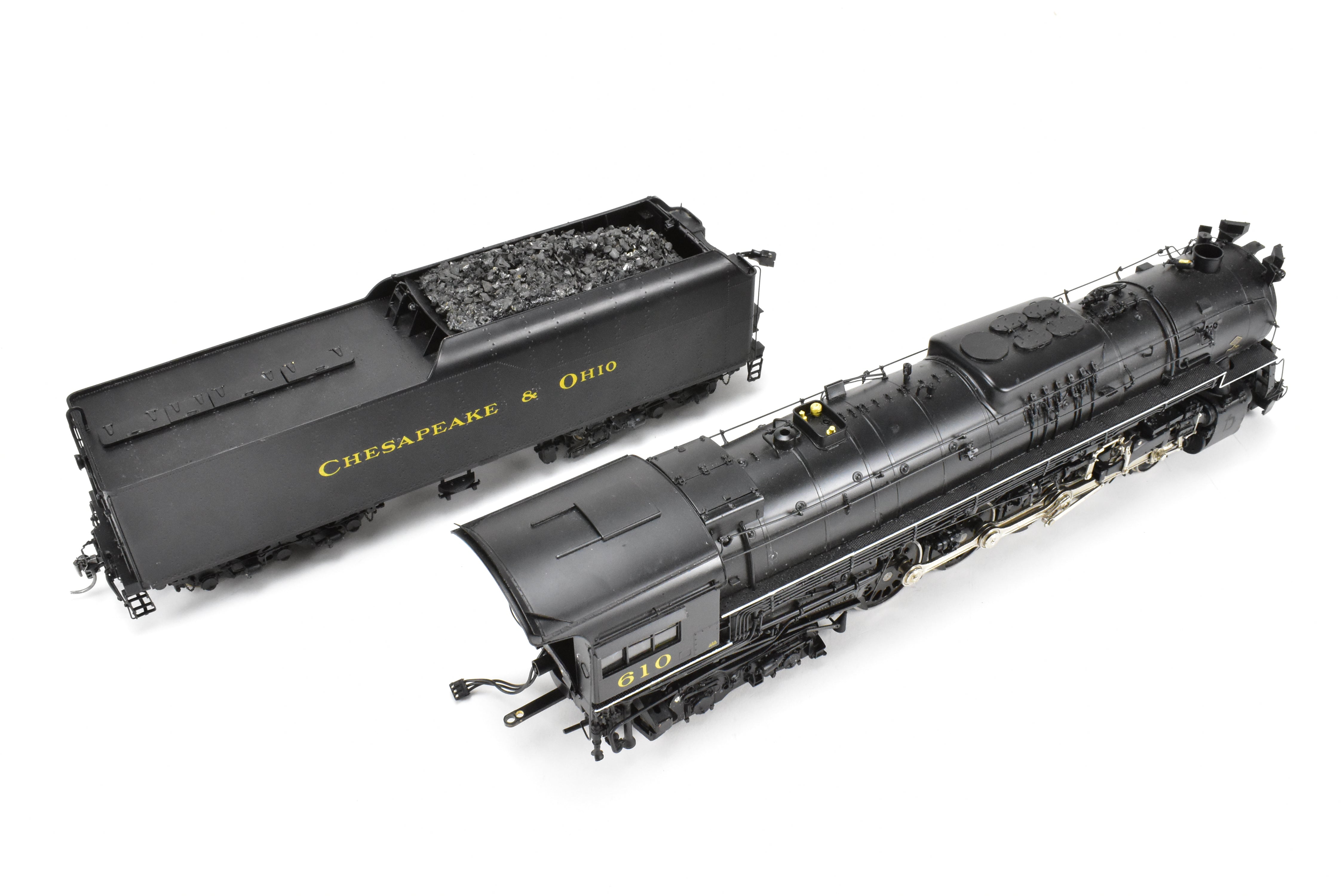 O Scale Brass Precision Scale Co. C&O J-3a 4-8-4 Greenbrier 2-Rail FP #610 As-Is