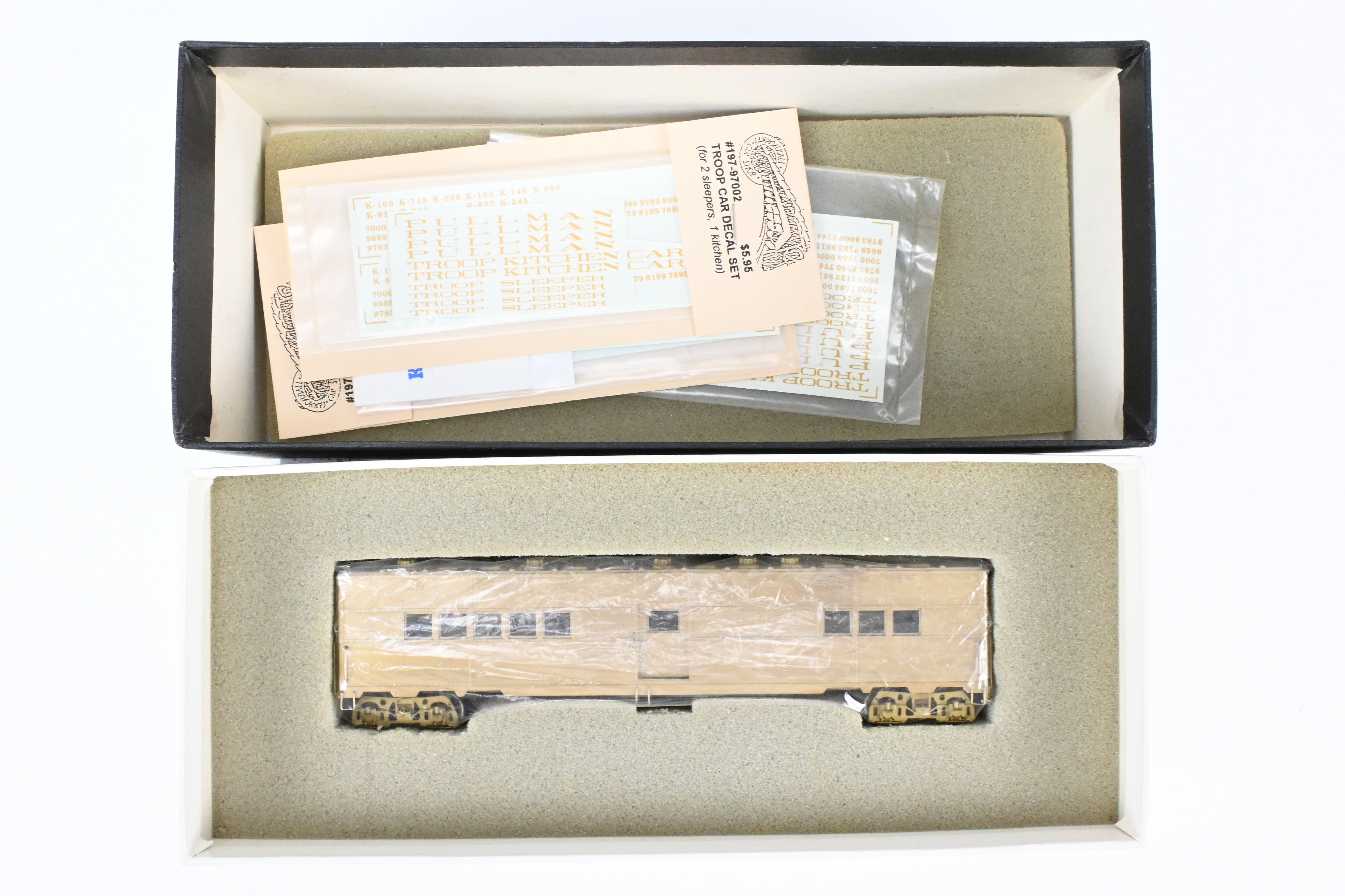 HO Scale Brass Hallmark Model Railroad Pullman Troop Kitchen Car - Late Production Run