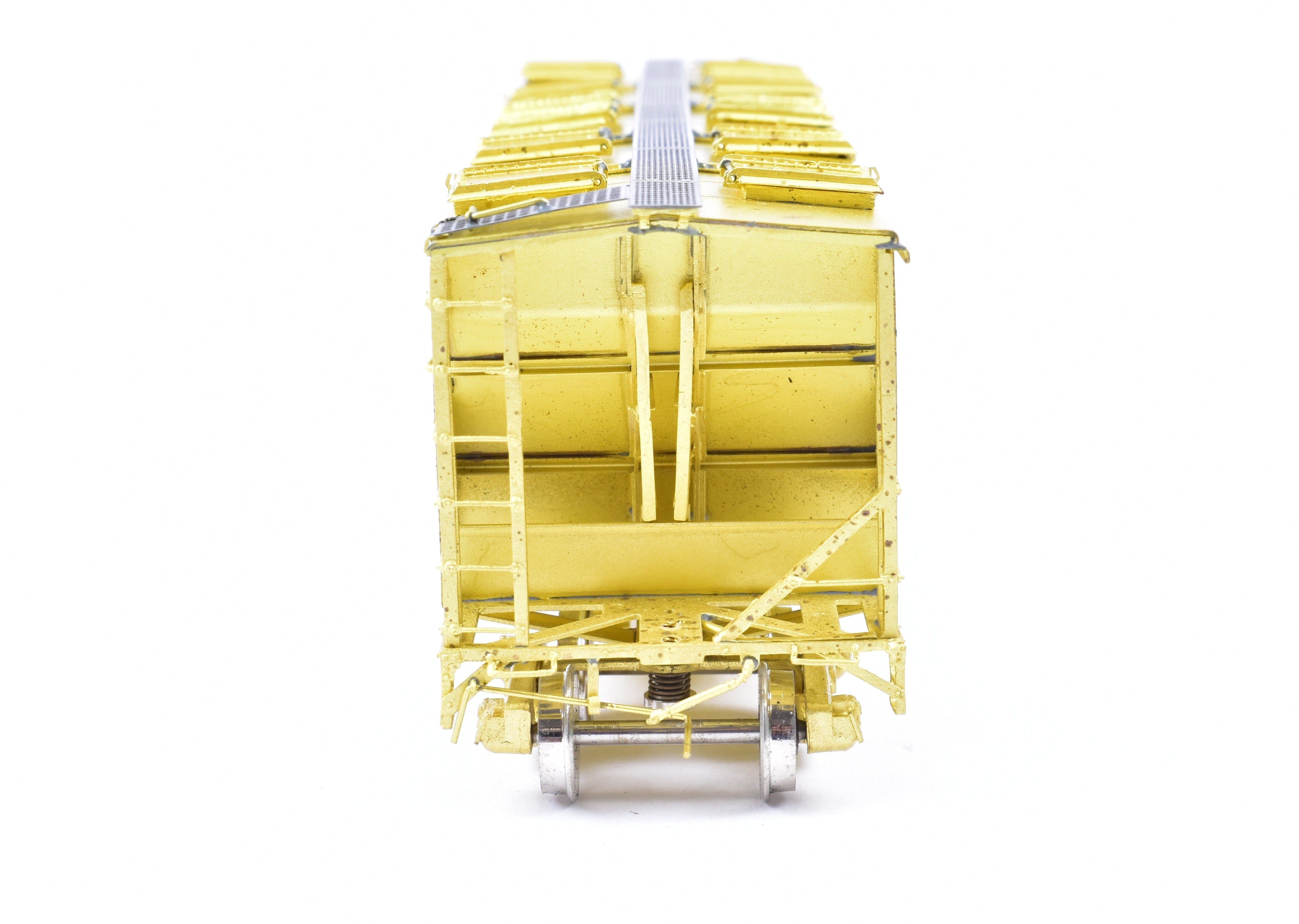 HO Scale Brass Canadian Pacific Slab Side Covered Hopper Model (S-20-C110 Series) by OMI - Overland Models, Inc.