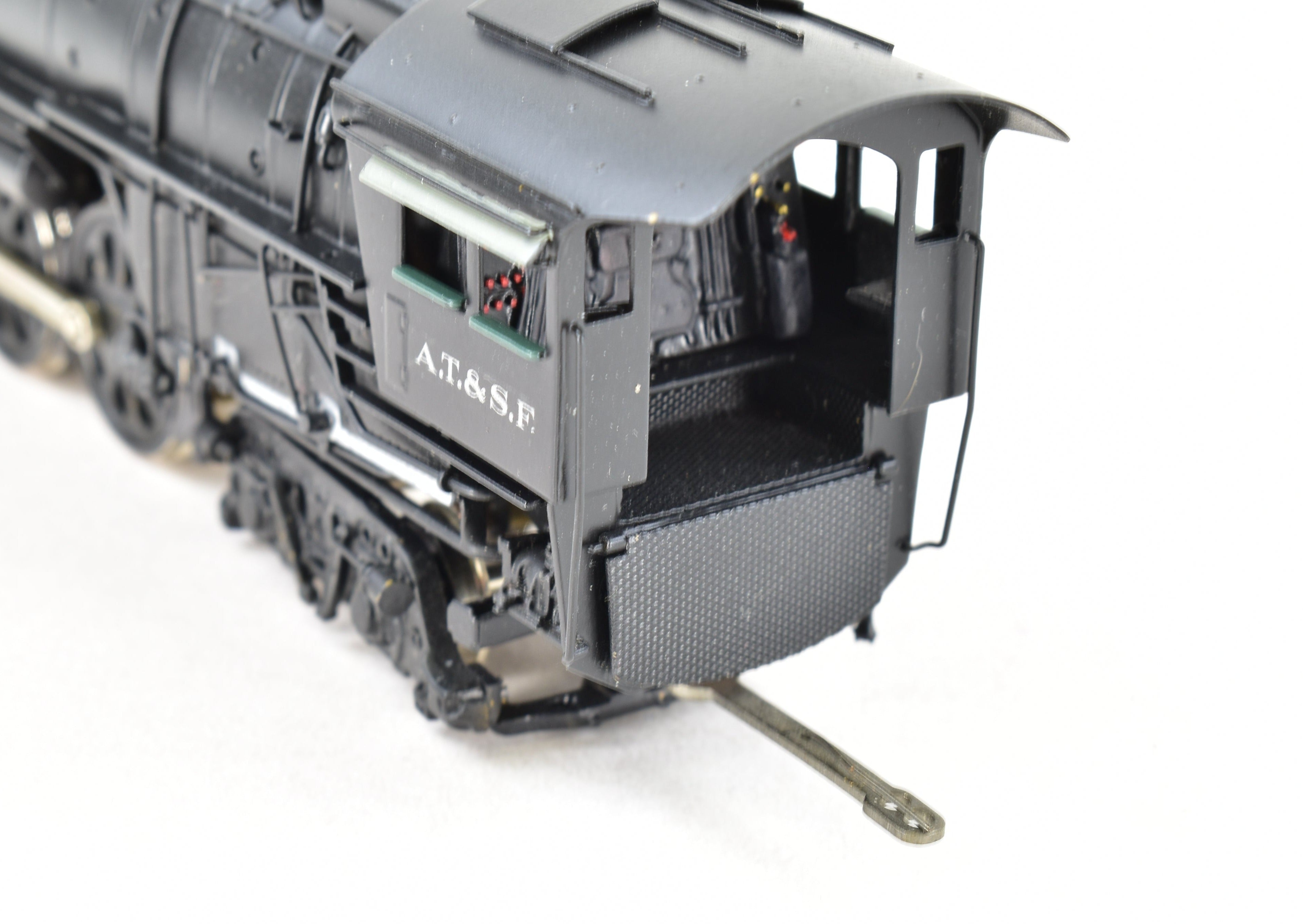 HO Scale Brass PFM - United ATSF - Santa Fe 4-8-4 Northern Steam Locomotive Model from 1981 Hi - Grade Tapered Rods Version with Custom Painting
