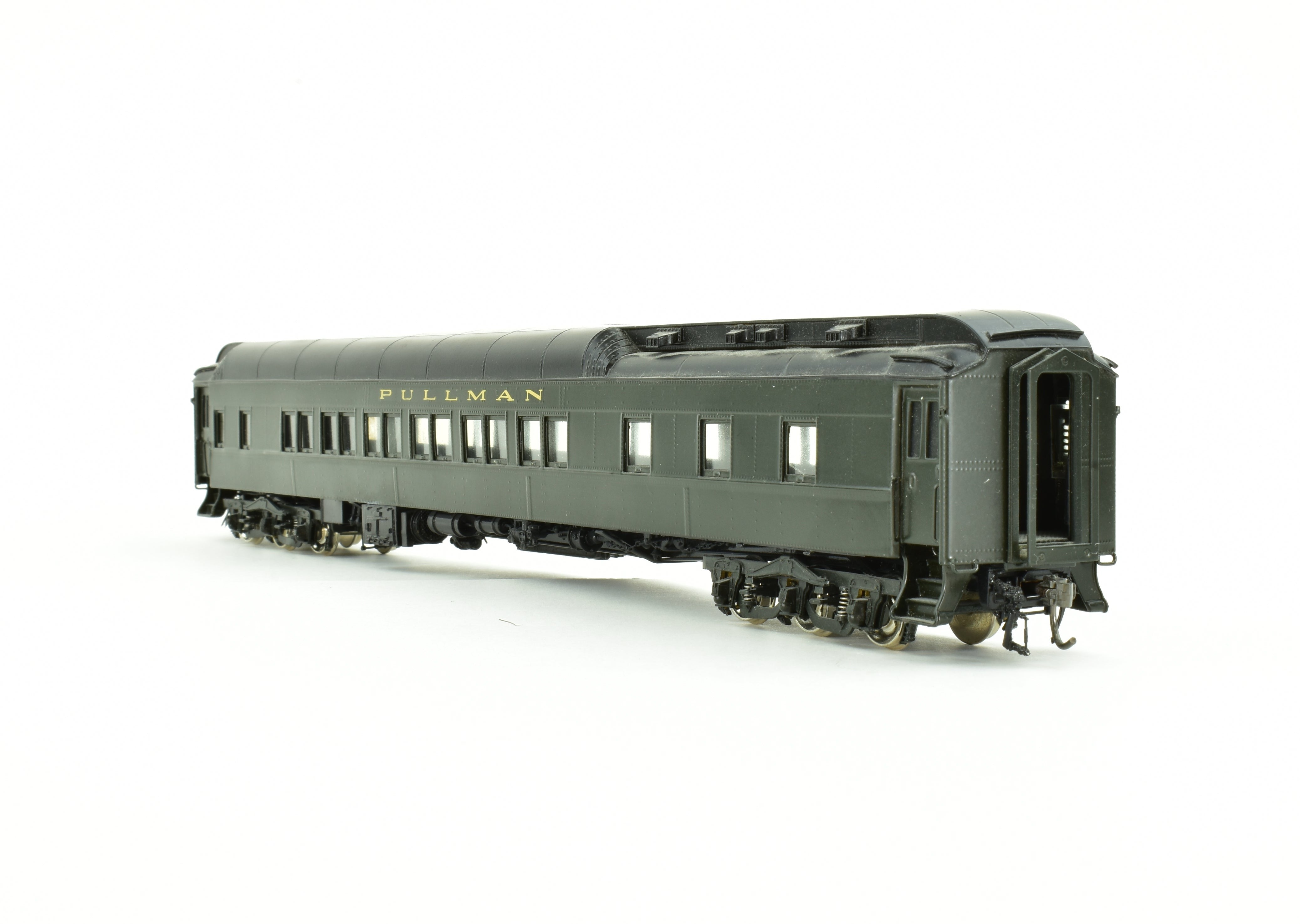 High - Quality HO Scale Brass Precision Scale Co. Pullman 80 - Foot Sleeper 14 - Section Tourist Car Model Plan 3958A with Ice and Air FP