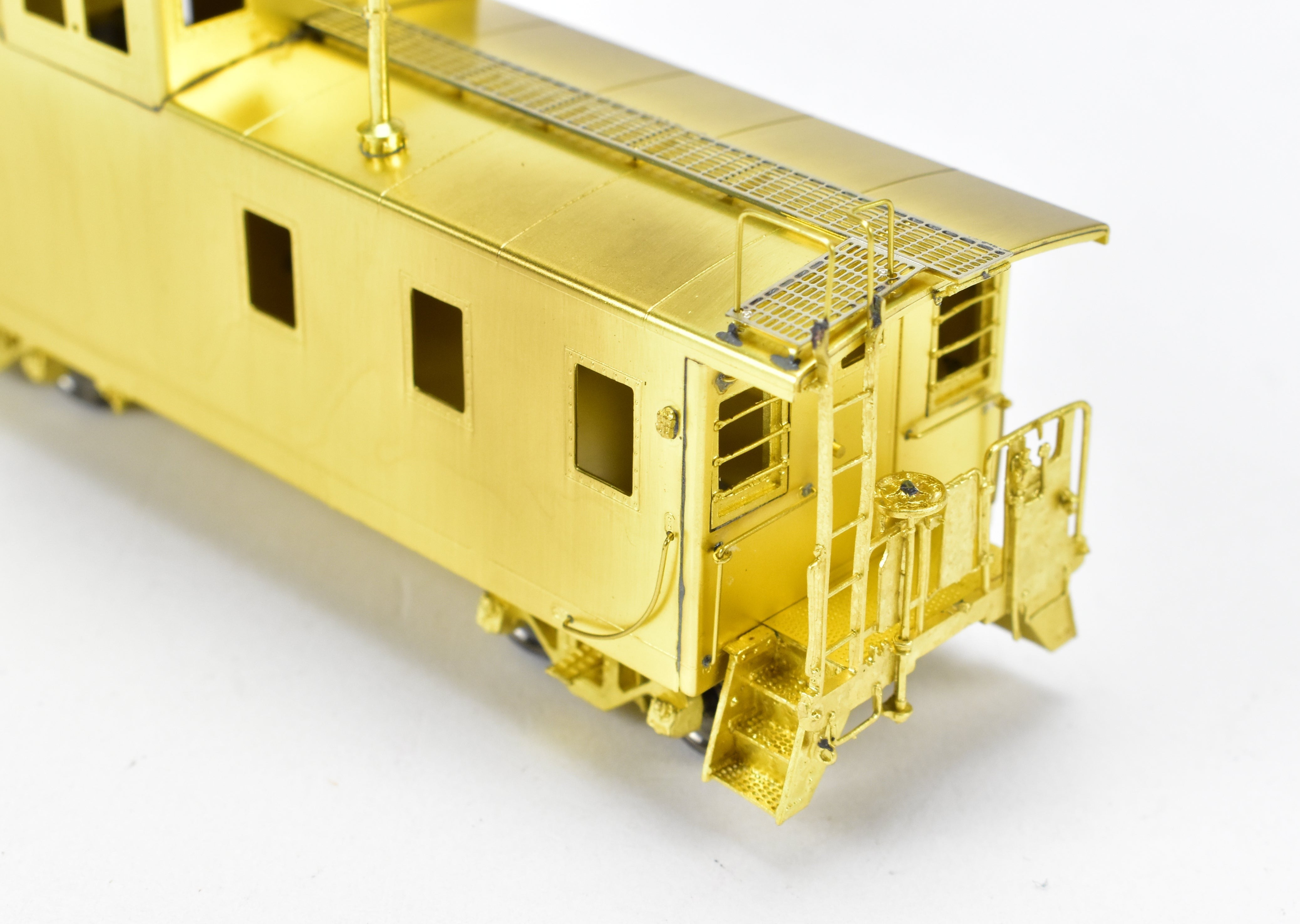 HO Scale Brass Model Railroad Caboose - OMI (Overland Models, Inc.) Great Northern Steel Caboose from 1949 Era, Nos. X295 - 309