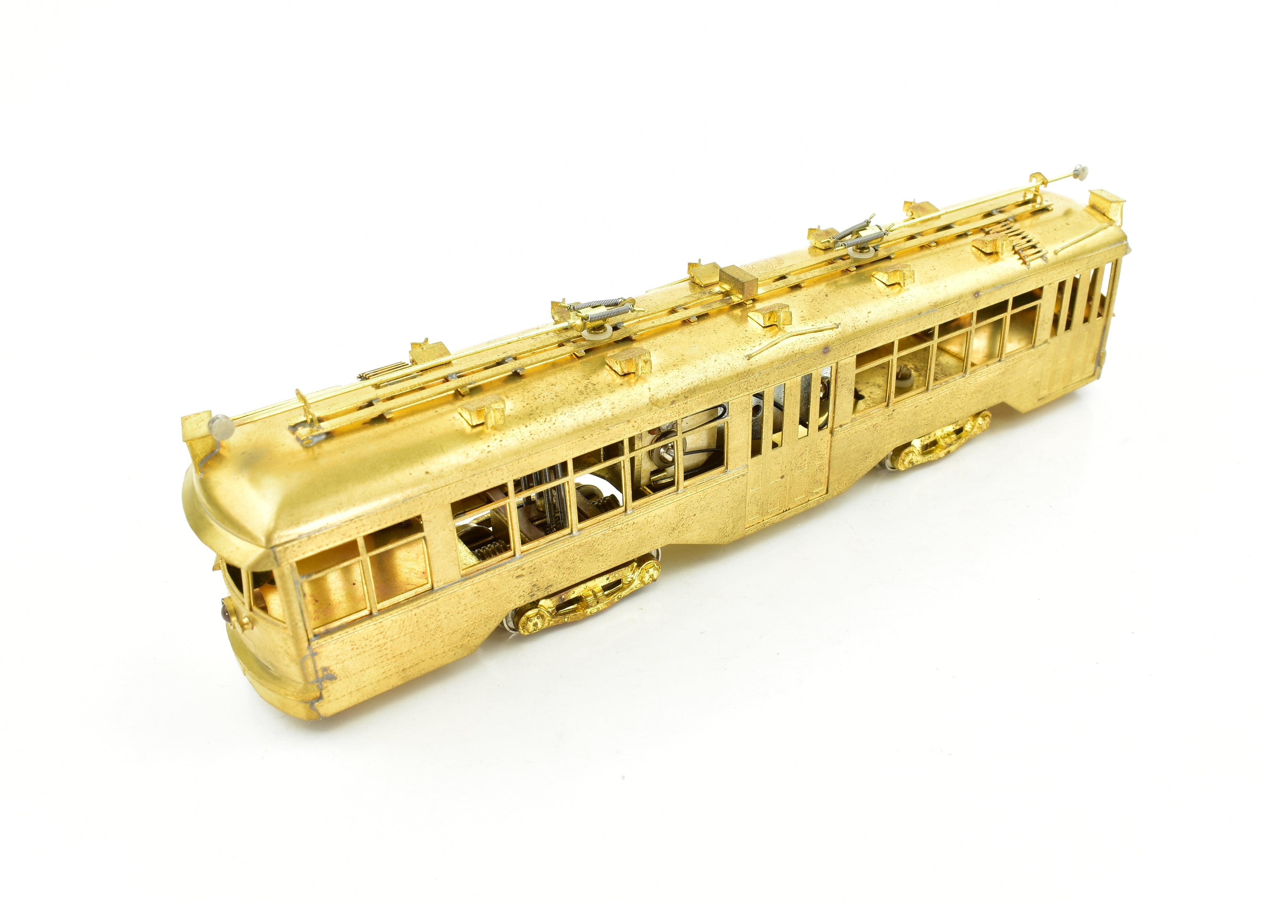 High - Quality HO Scale Brass Los Angeles Railway Type M - 1 Streetcar by S. Soho & Co. LARY