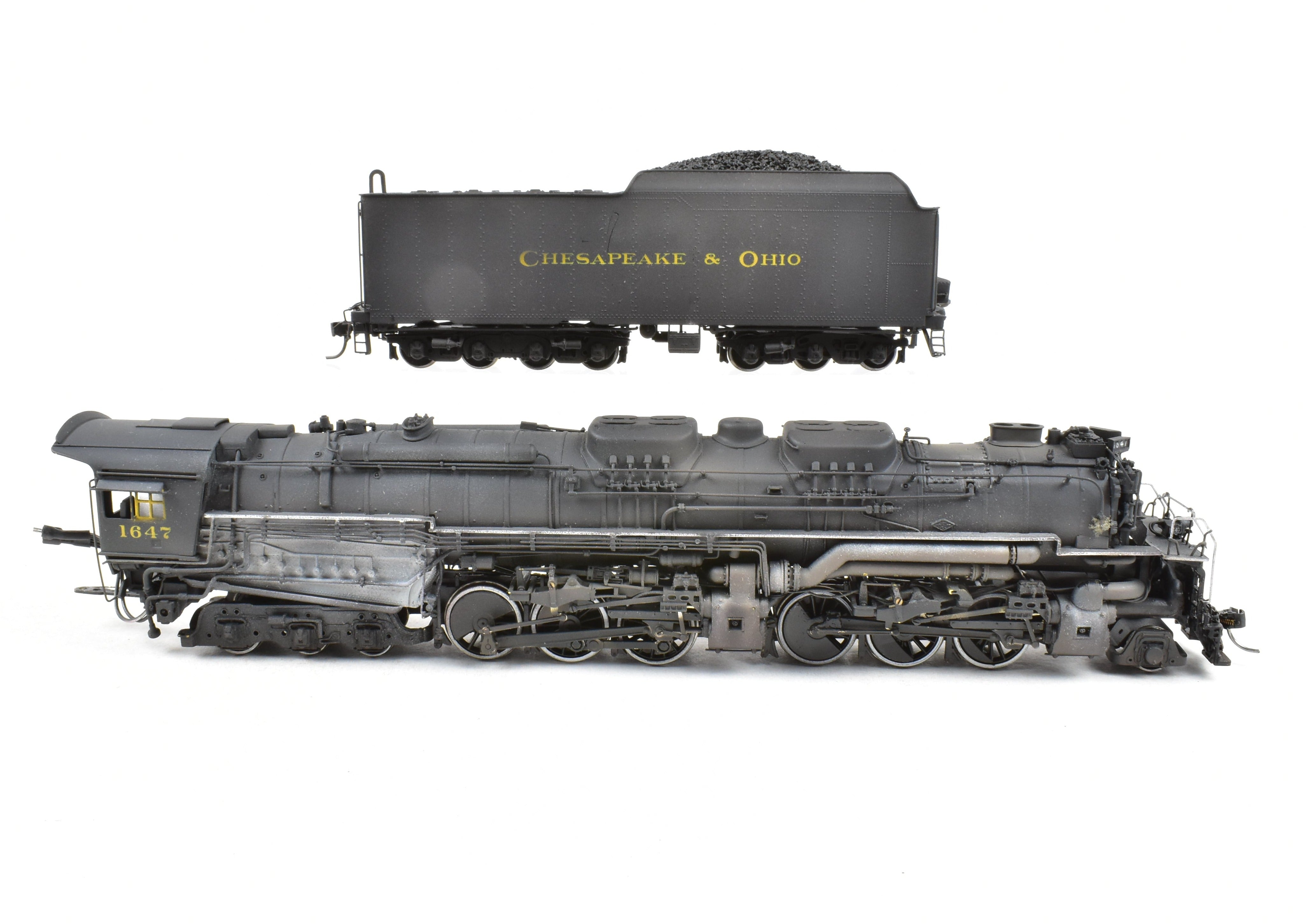 HO Brass Key Imports C&O Chesapeake & Ohio 2-6-6-6 Allegheny #1647 DCC Sound Model